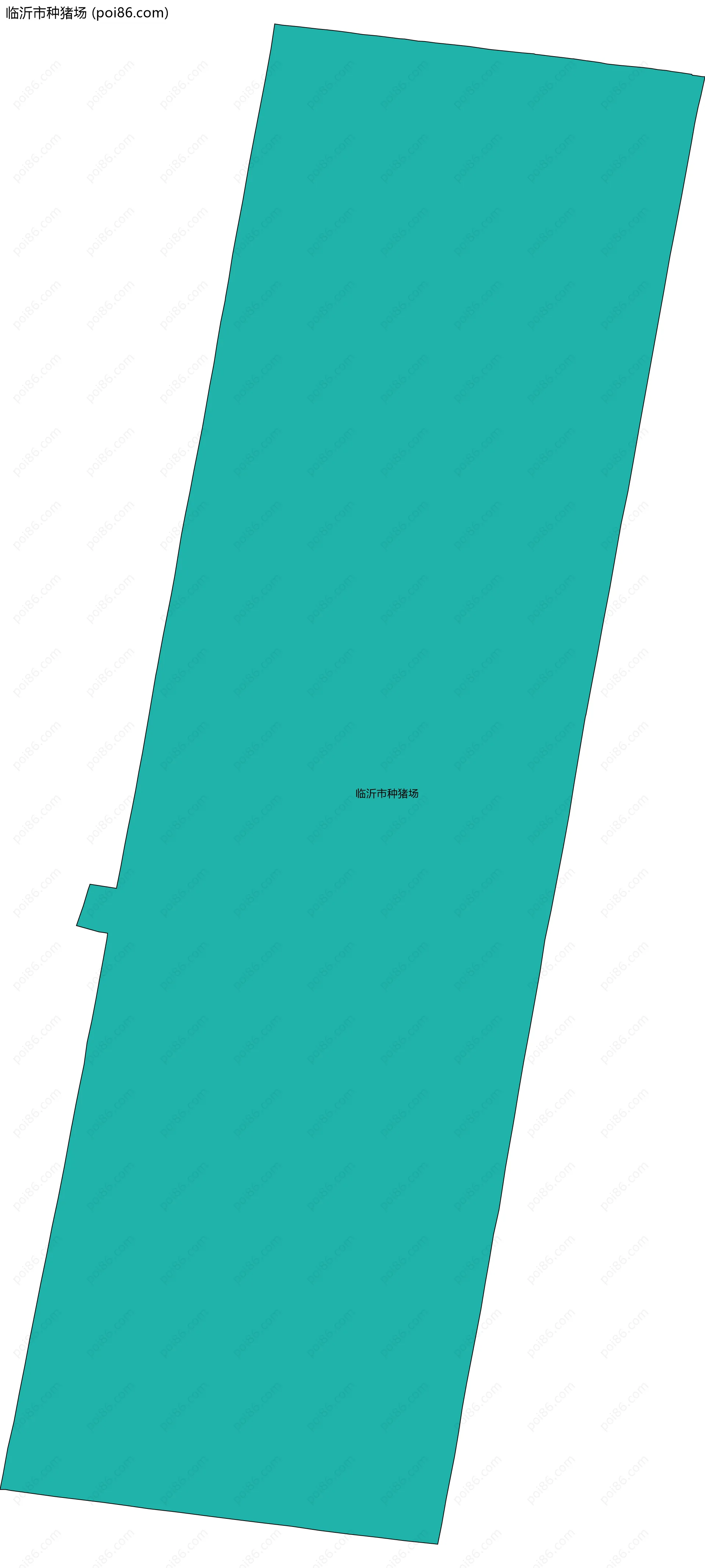 临沂市种猪场边界地图