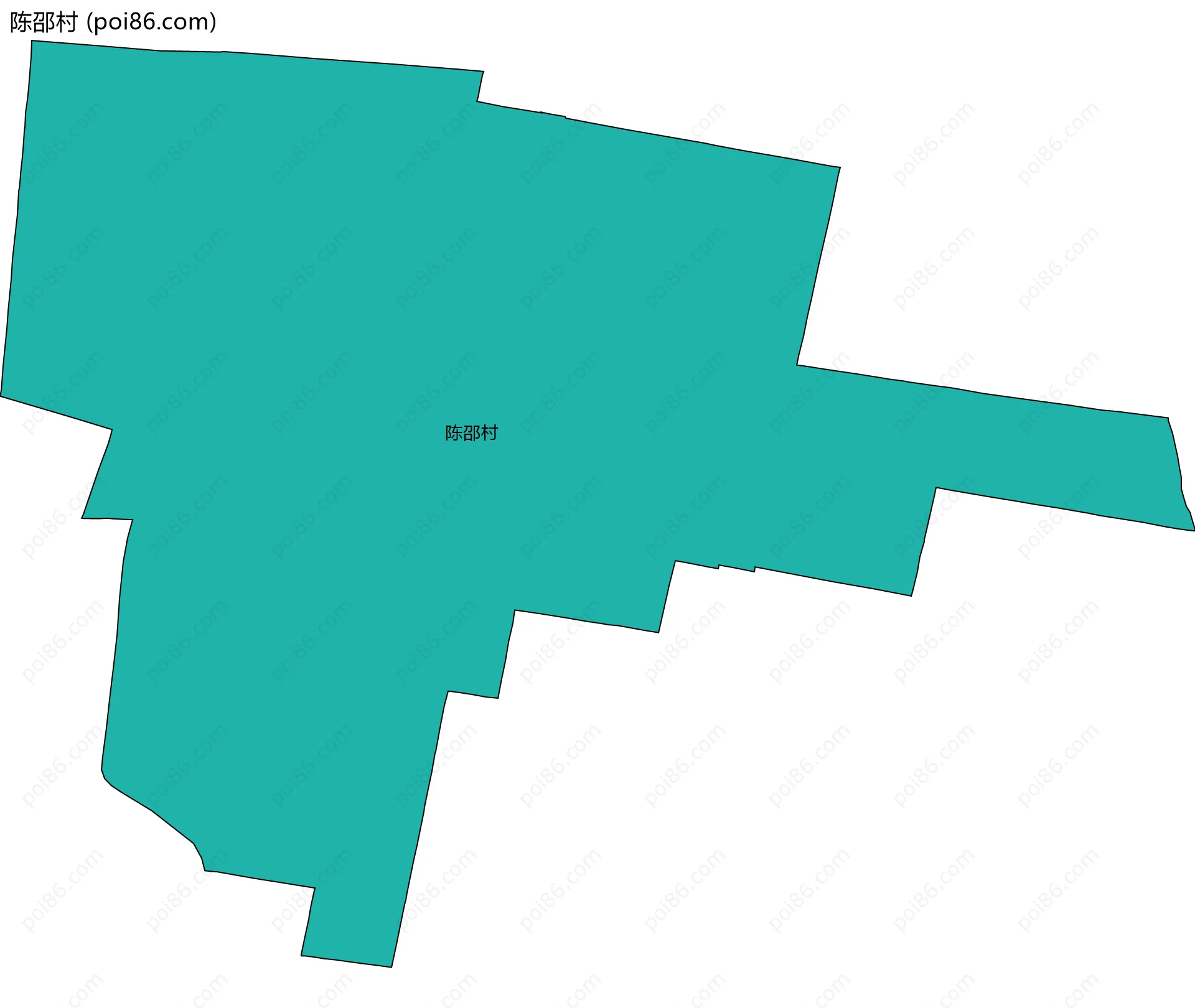 陈邵村边界地图
