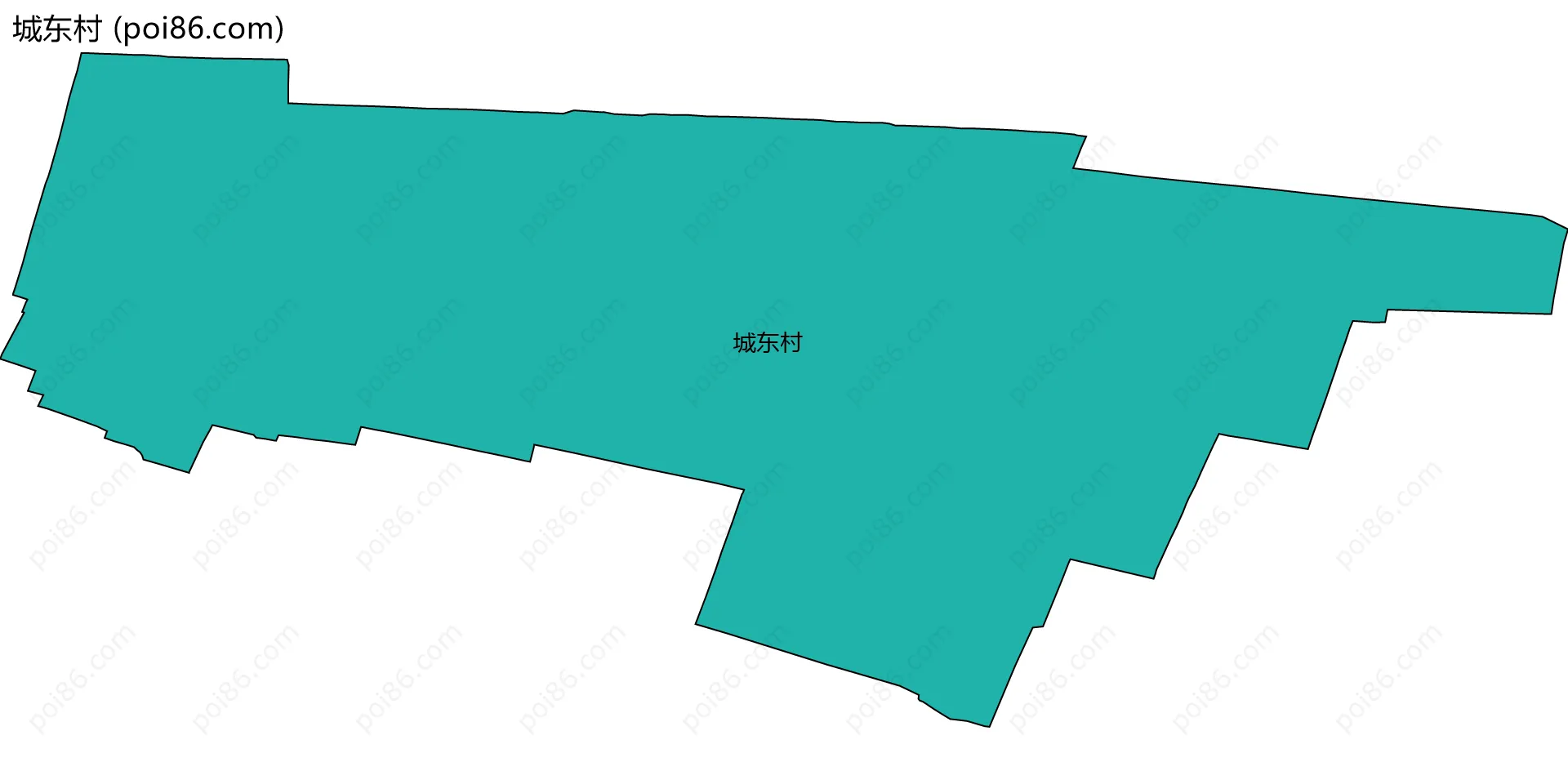 城东村边界地图