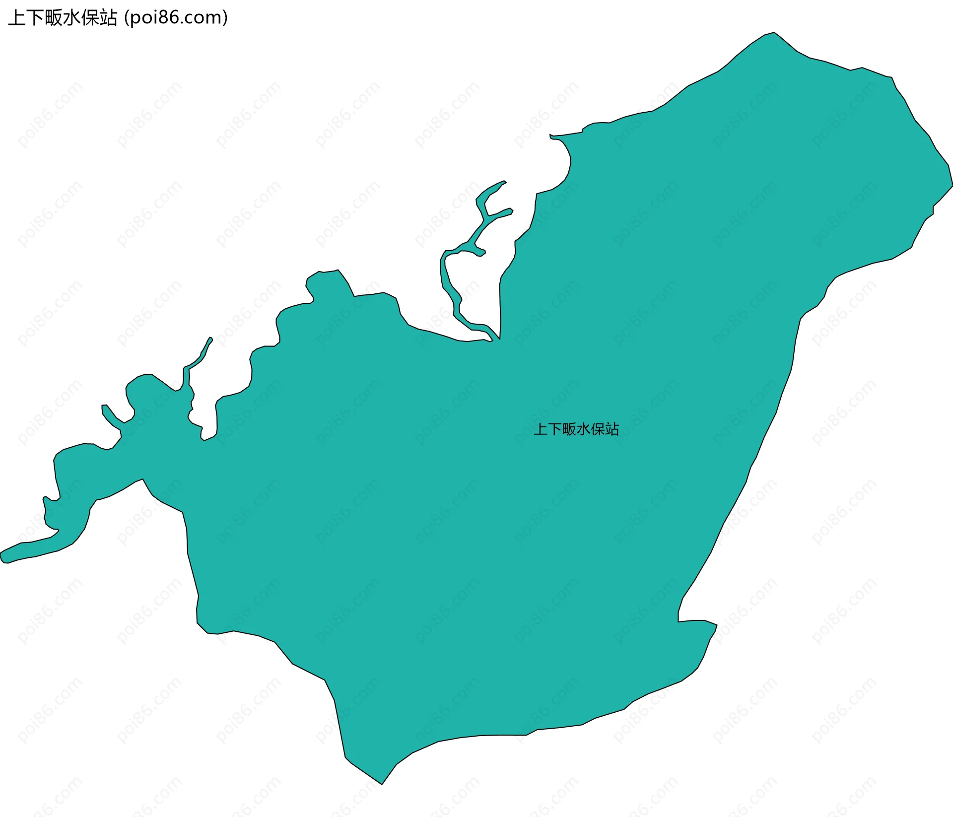 上下畈水保站边界地图