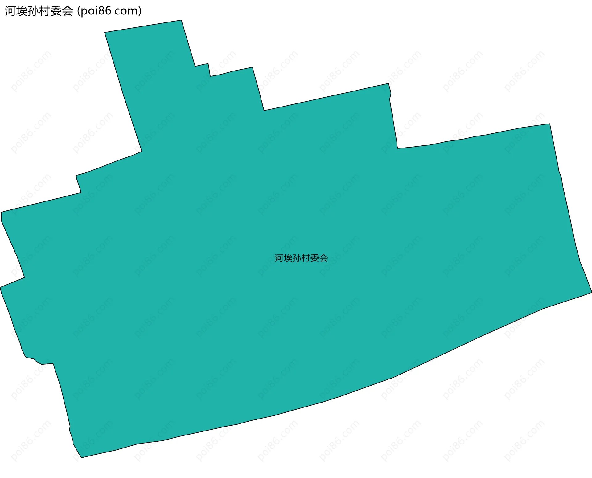 河埃孙村委会边界地图