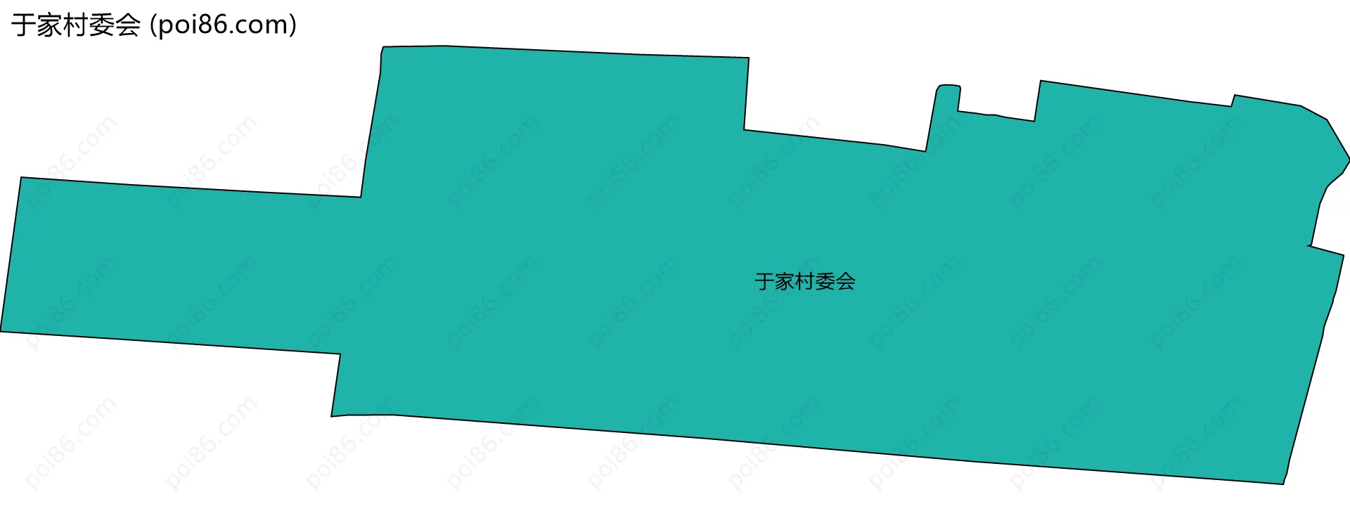 于家村委会边界地图