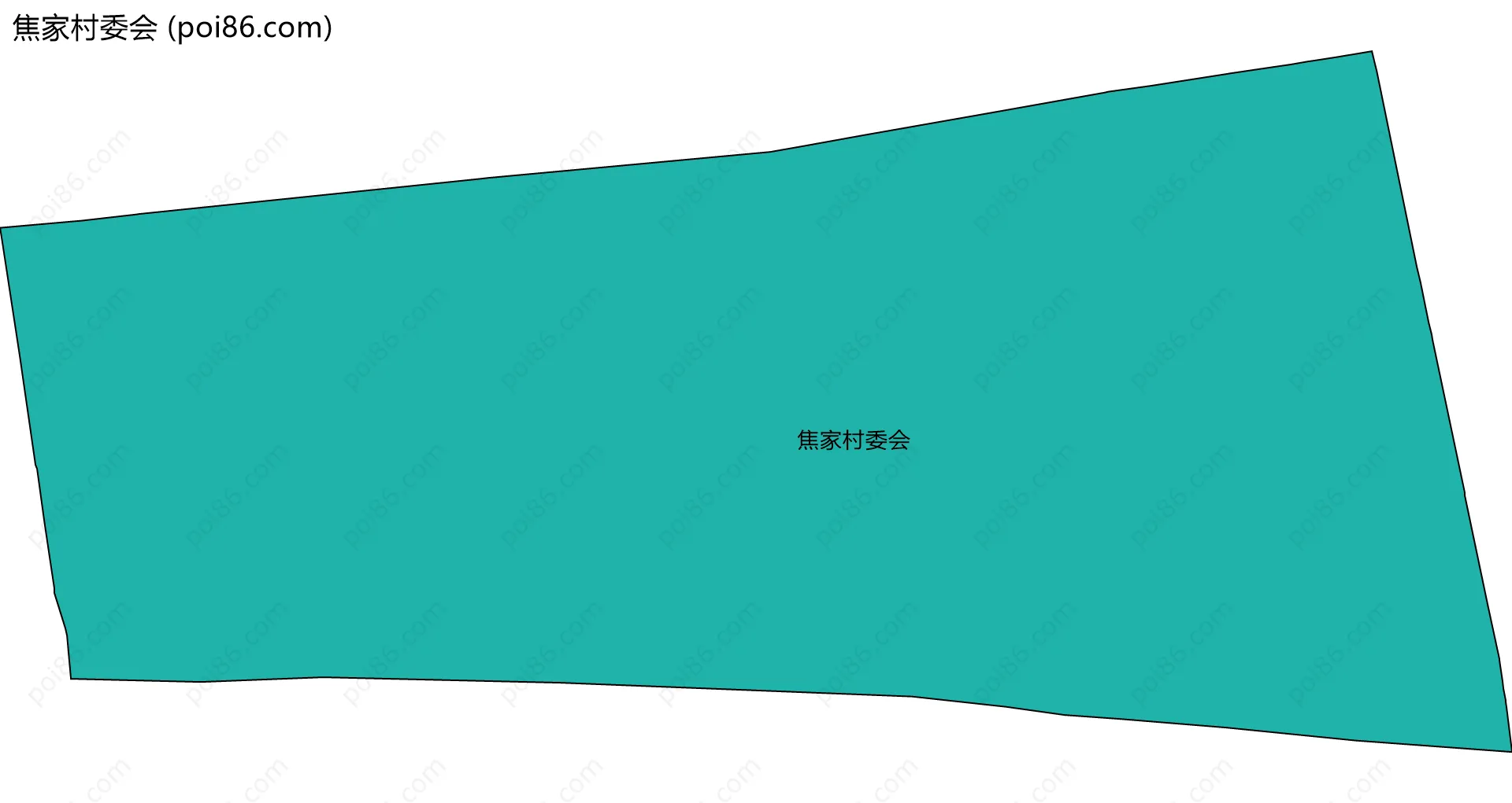 焦家村委会边界地图