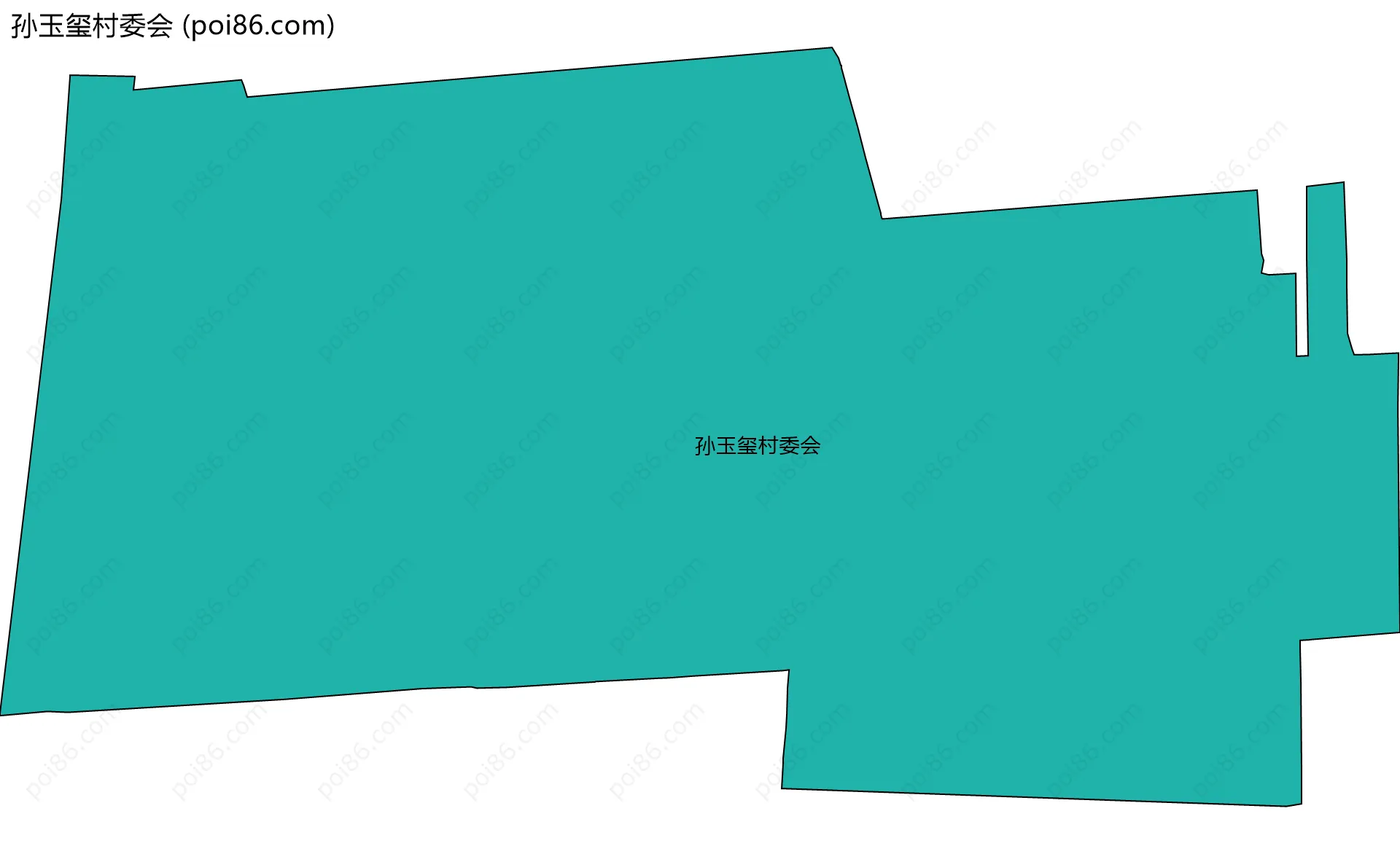 孙玉玺村委会边界地图