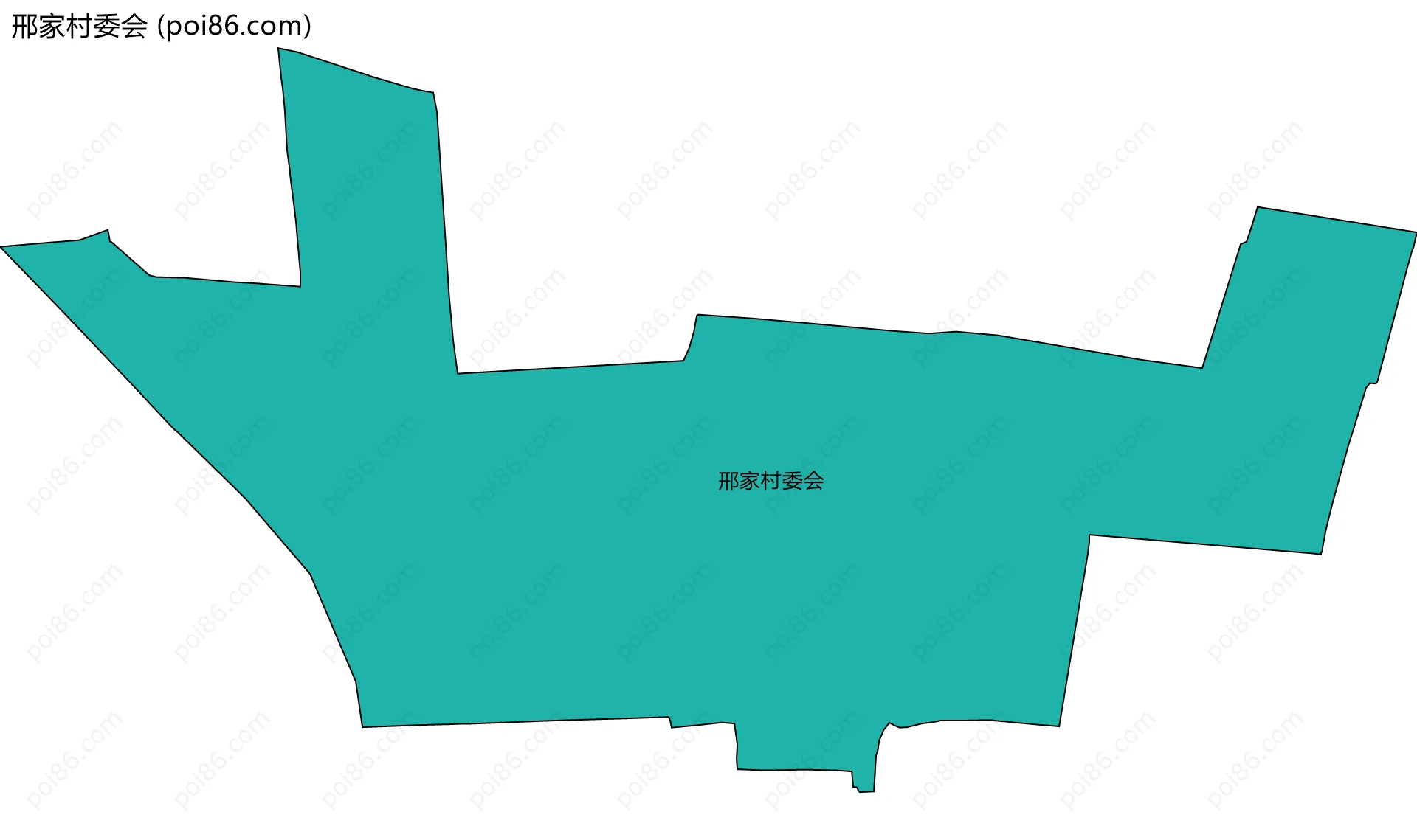 邢家村委会边界地图