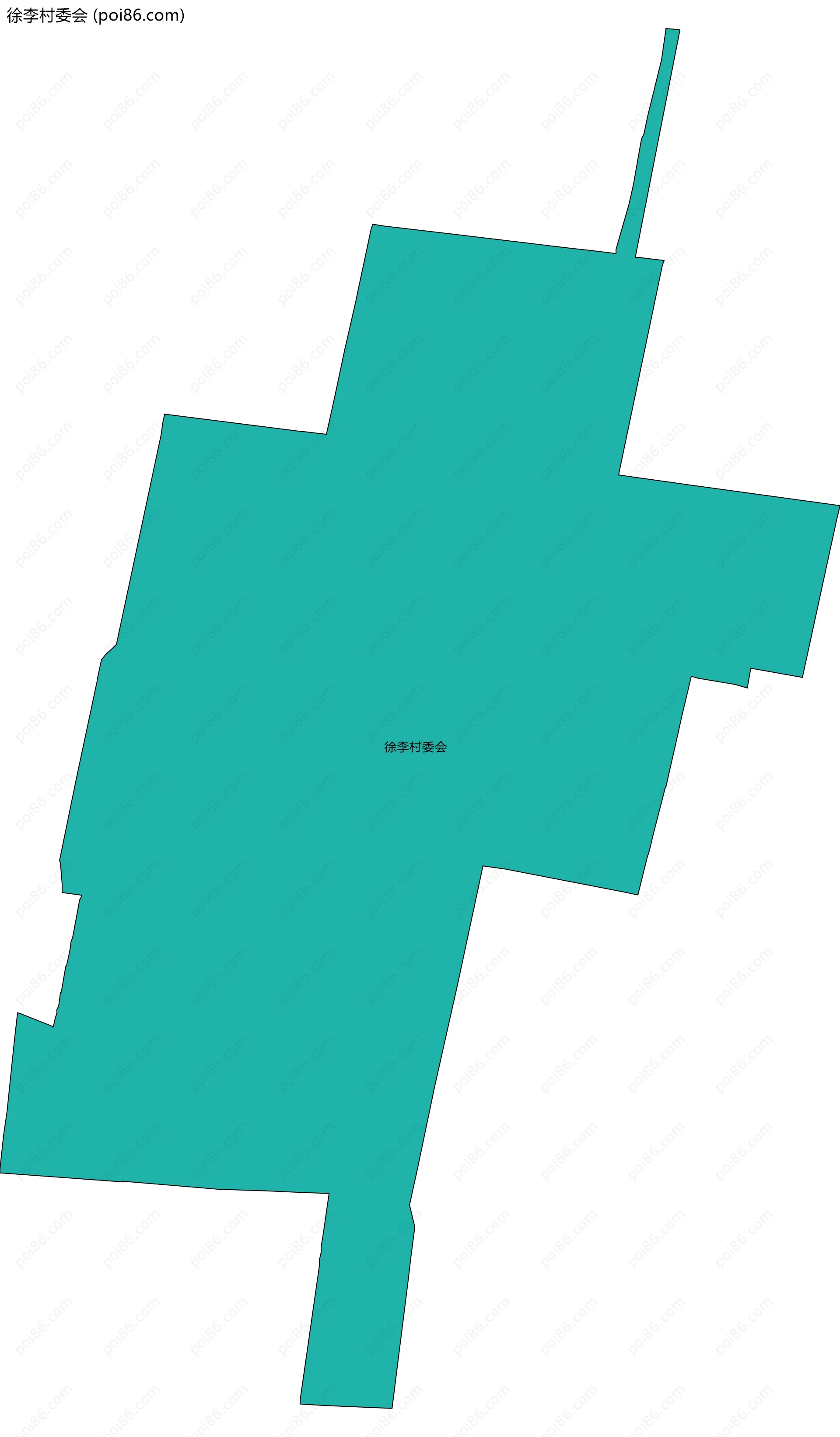 徐李村委会边界地图