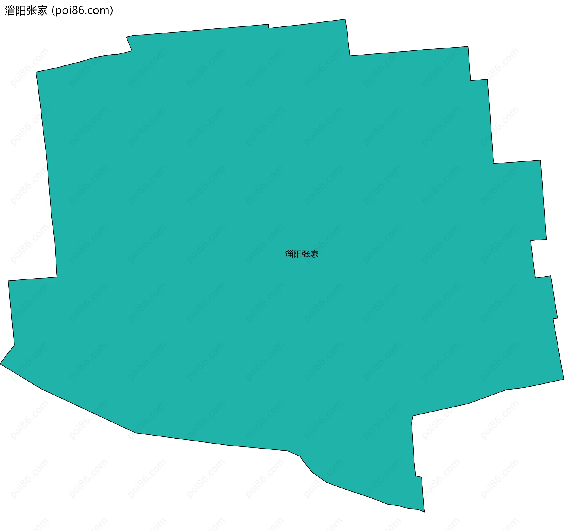淄阳张家边界地图