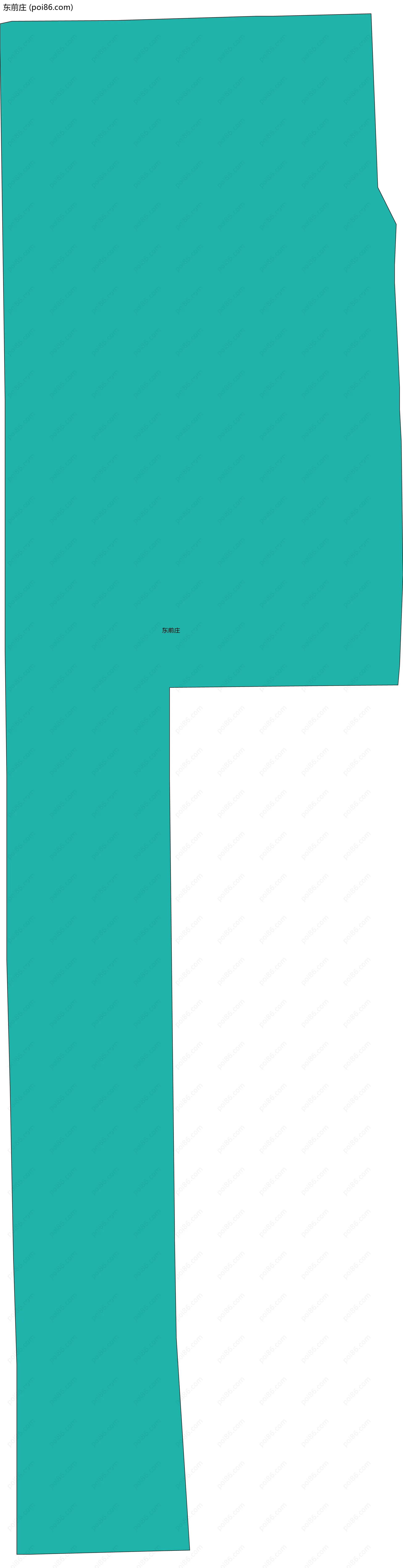 东前庄边界地图