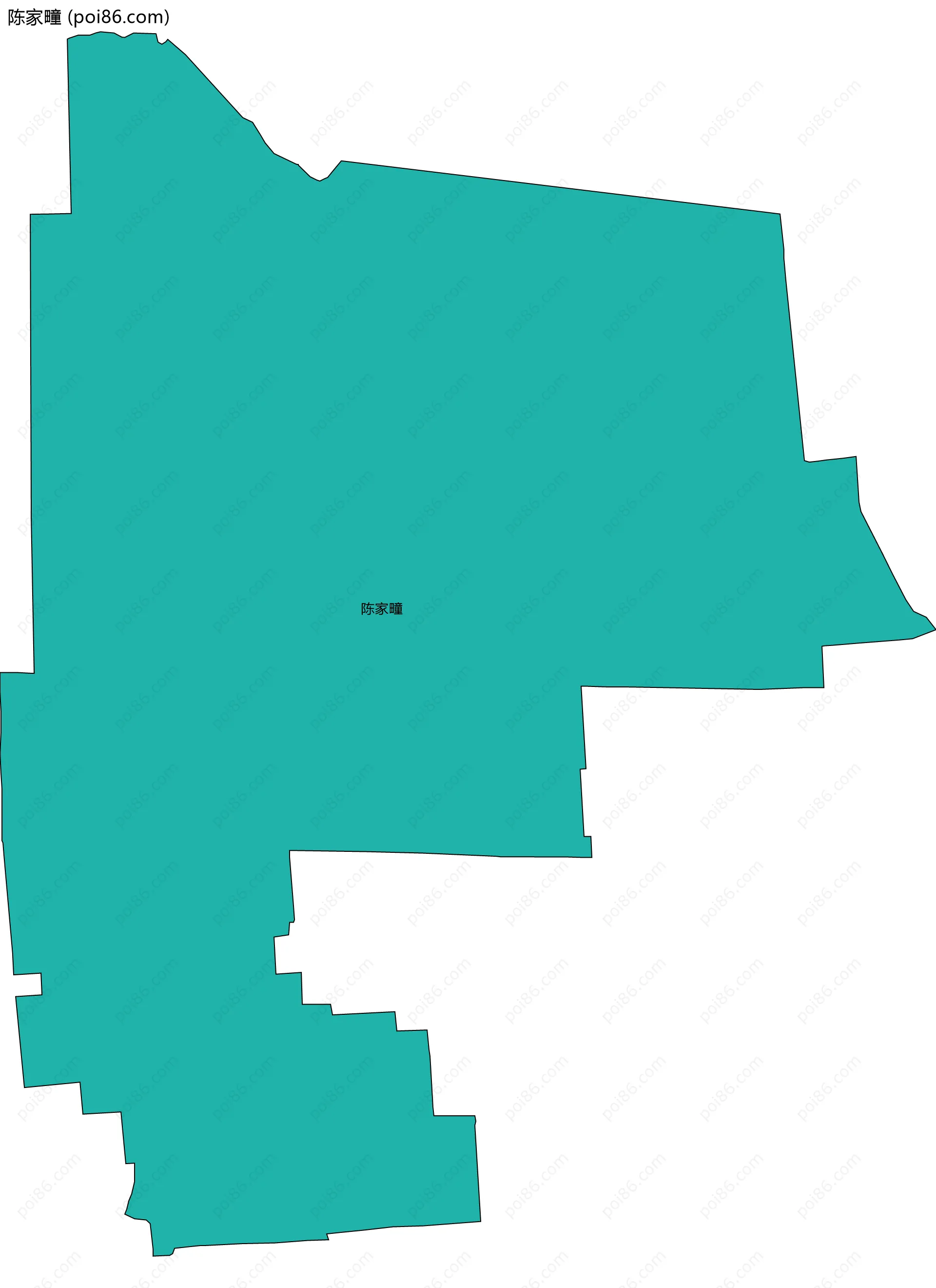 陈家疃边界地图