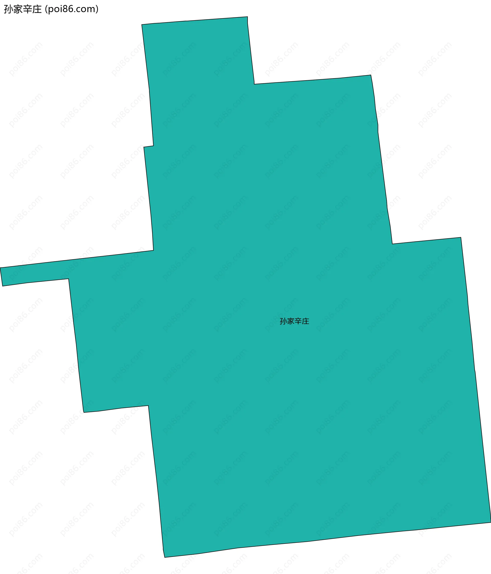 孙家辛庄边界地图