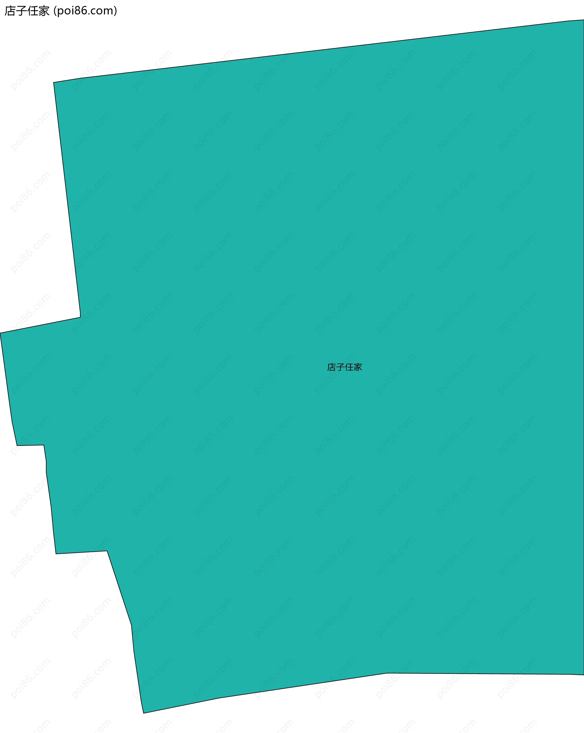 店子任家边界地图