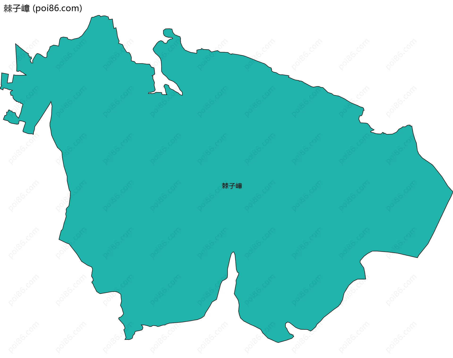 棘子嶂边界地图