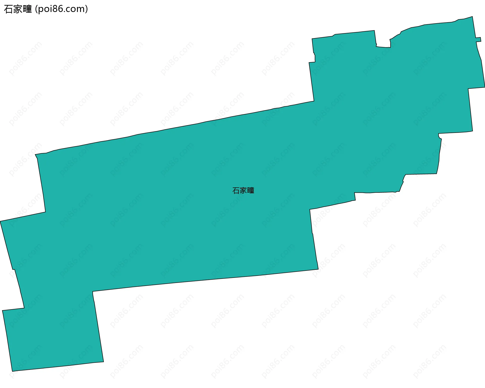 石家疃边界地图