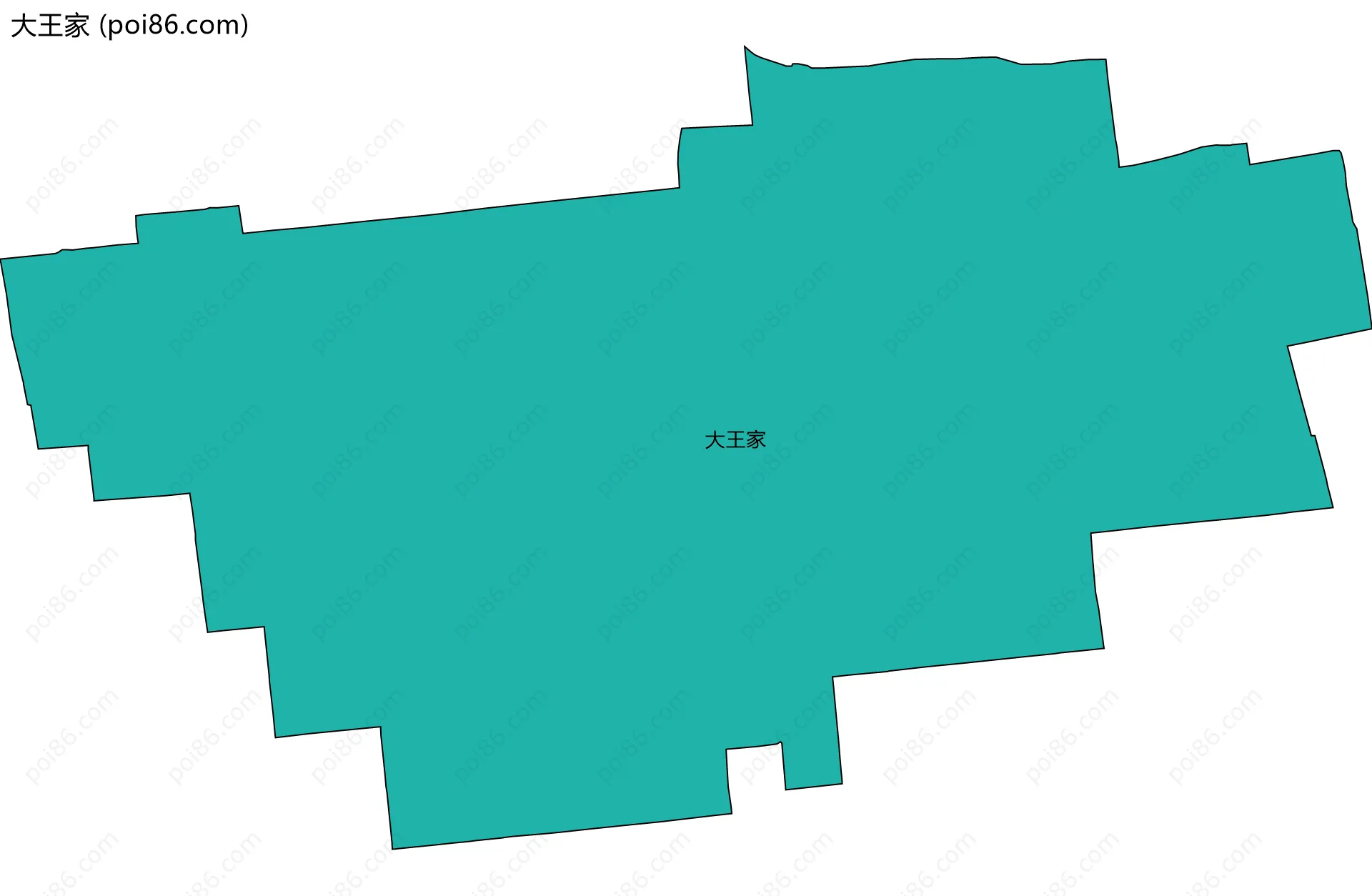 大王家边界地图