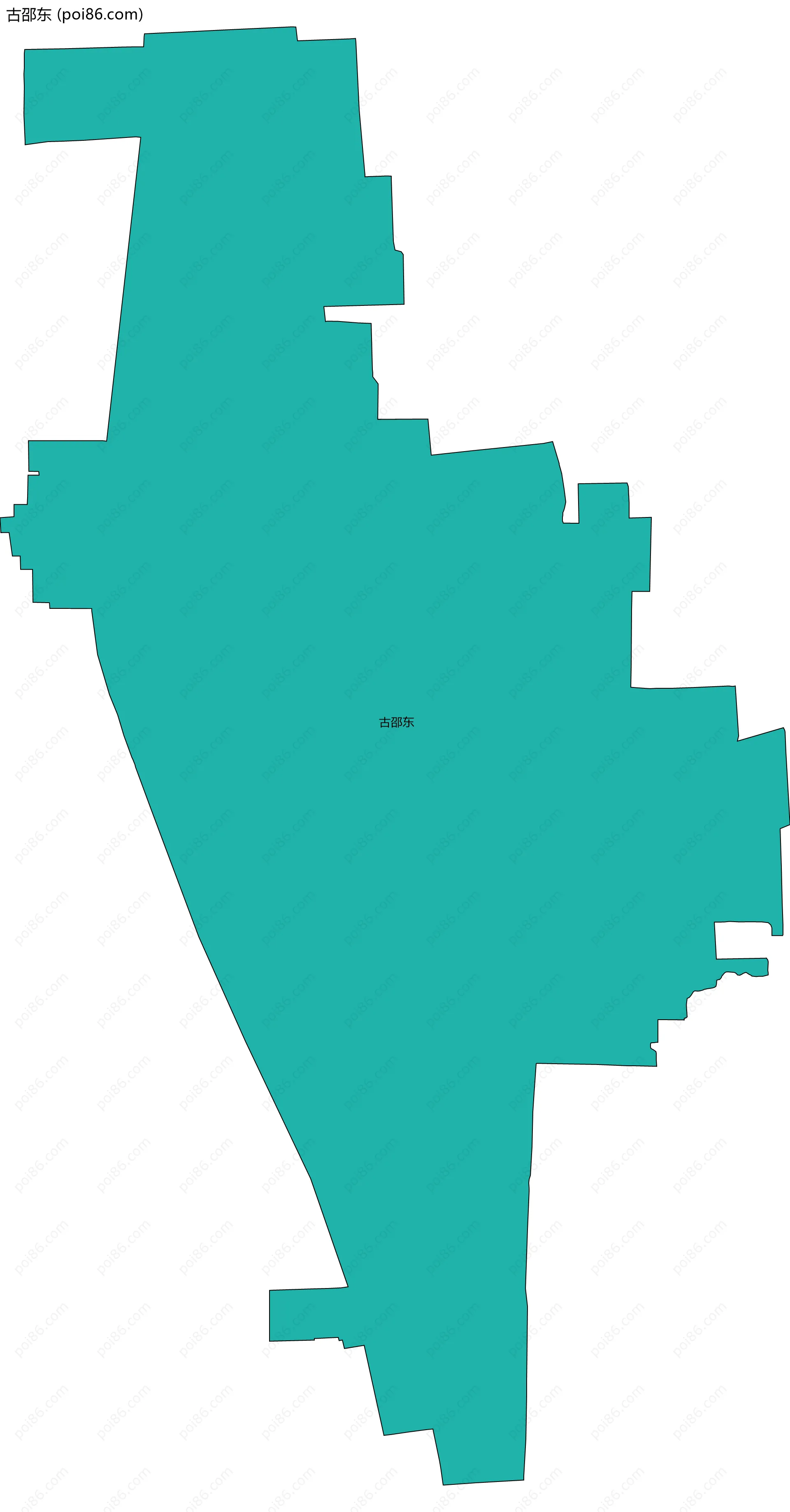 古邵东边界地图