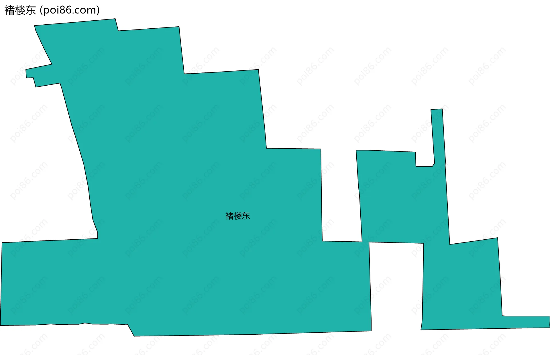 褚楼东边界地图
