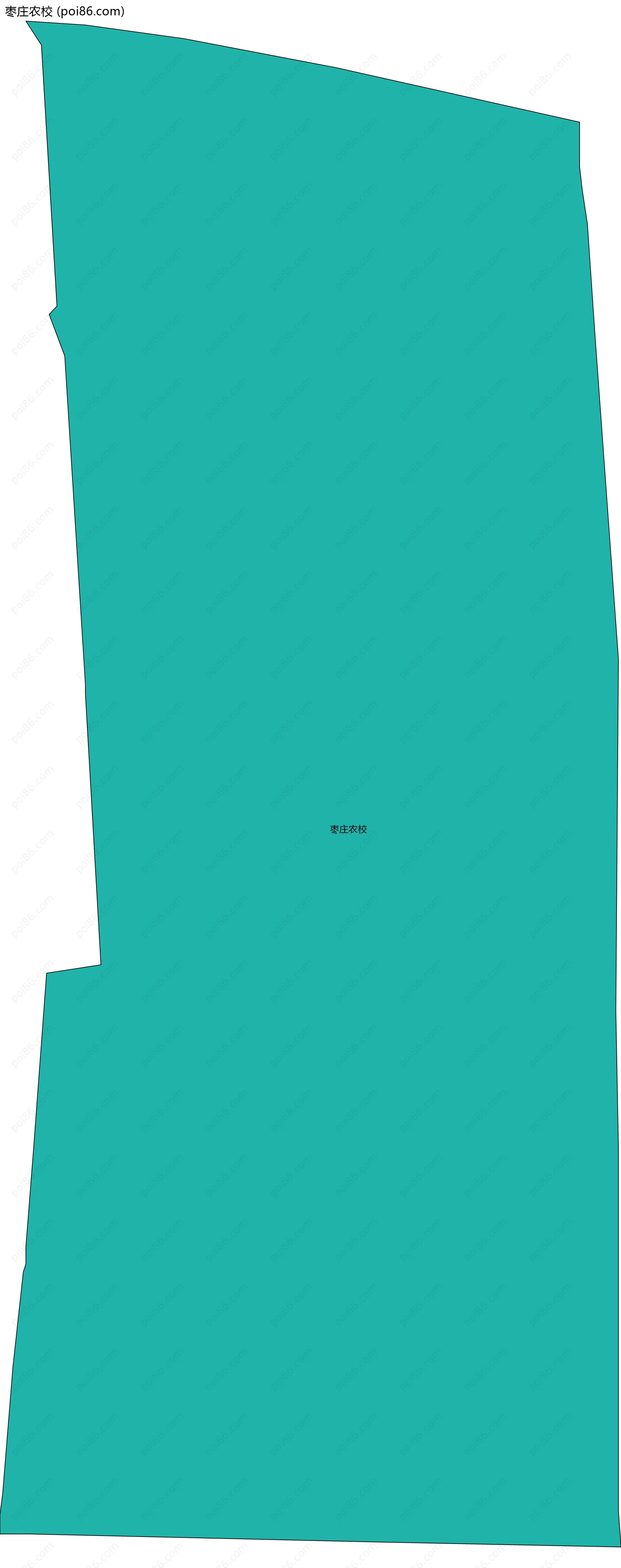 枣庄农校边界地图