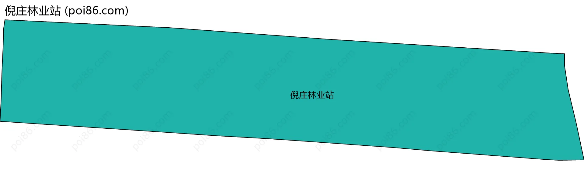 倪庄林业站边界地图