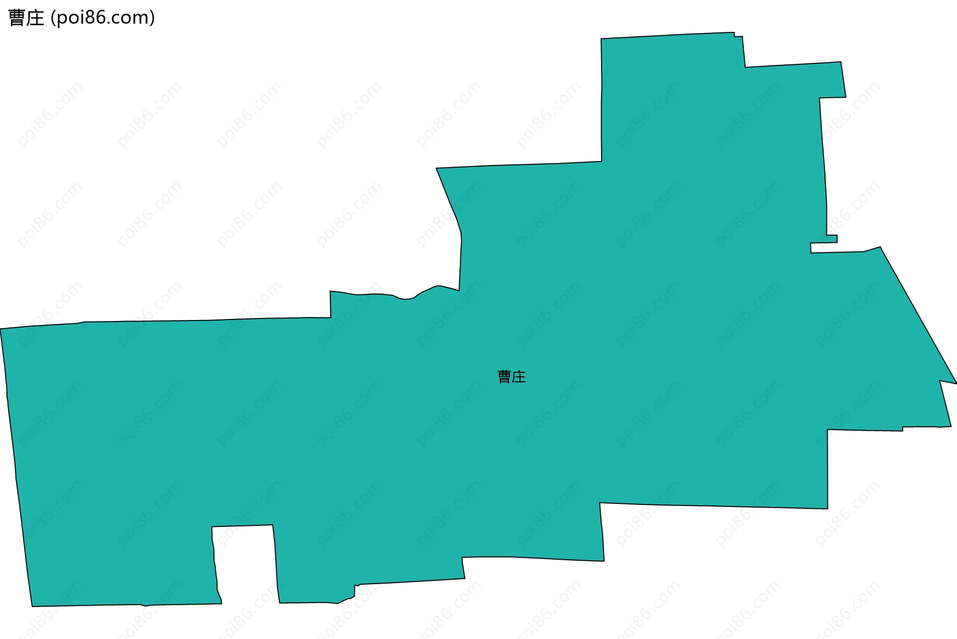 曹庄边界地图