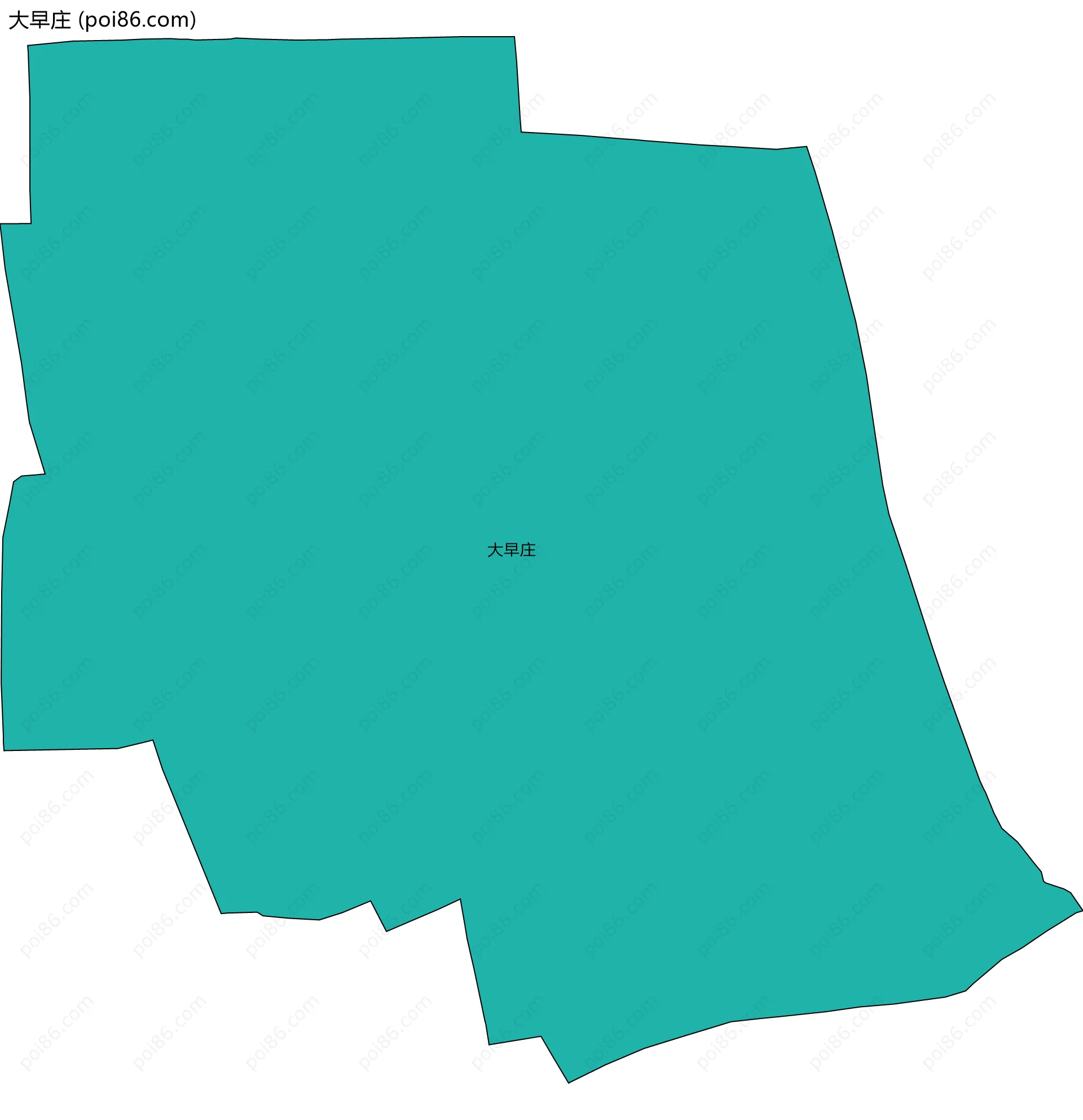 大早庄边界地图