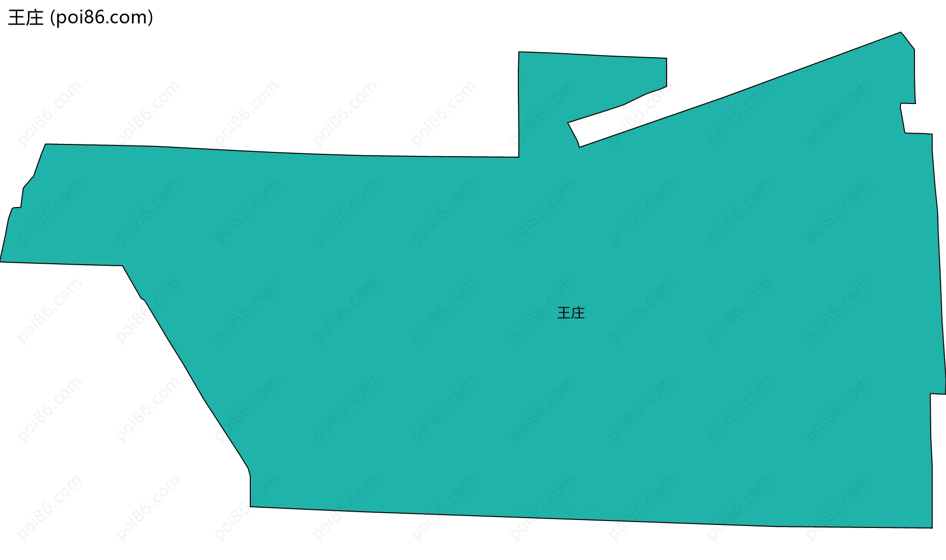王庄边界地图