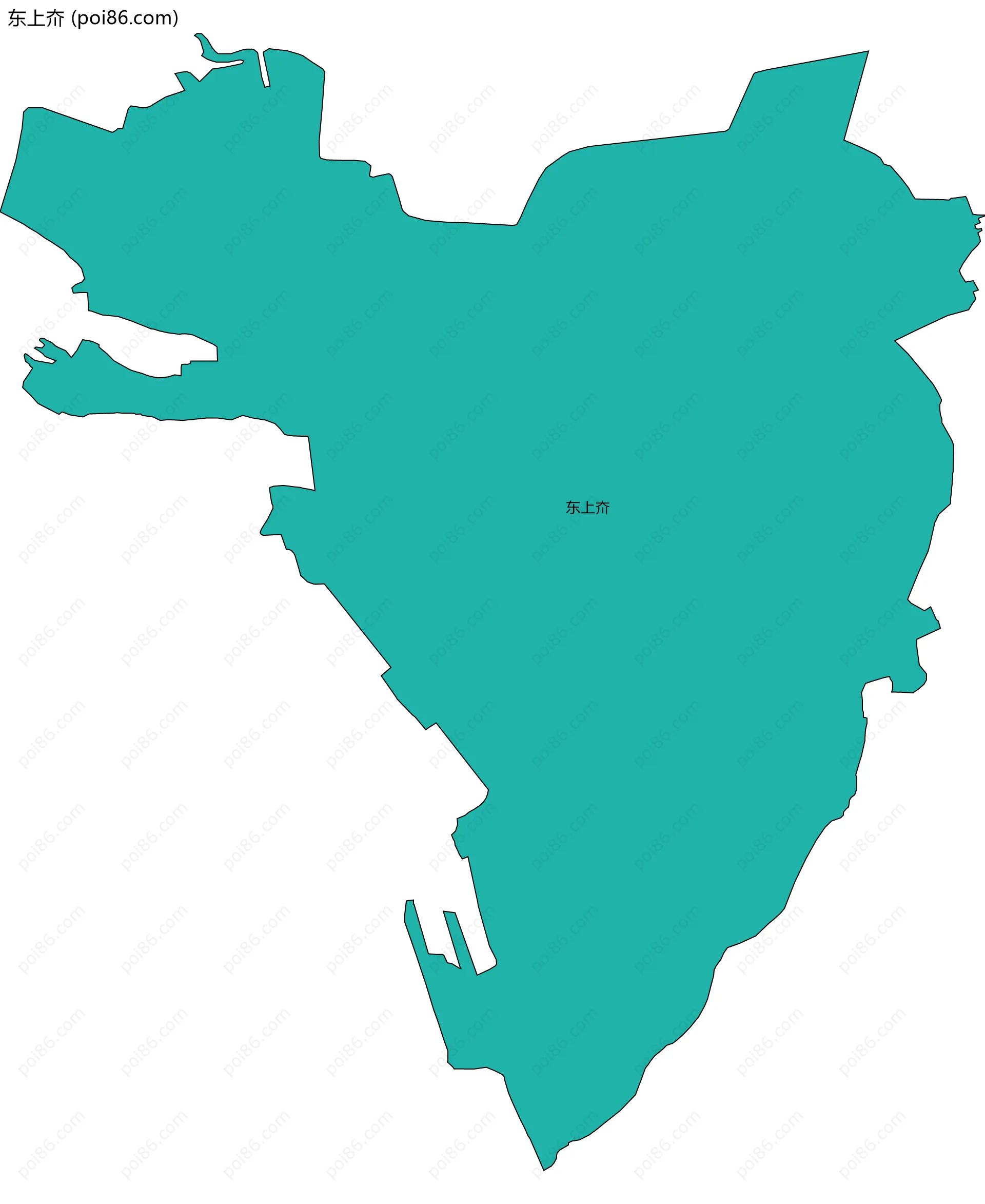 东上夼边界地图