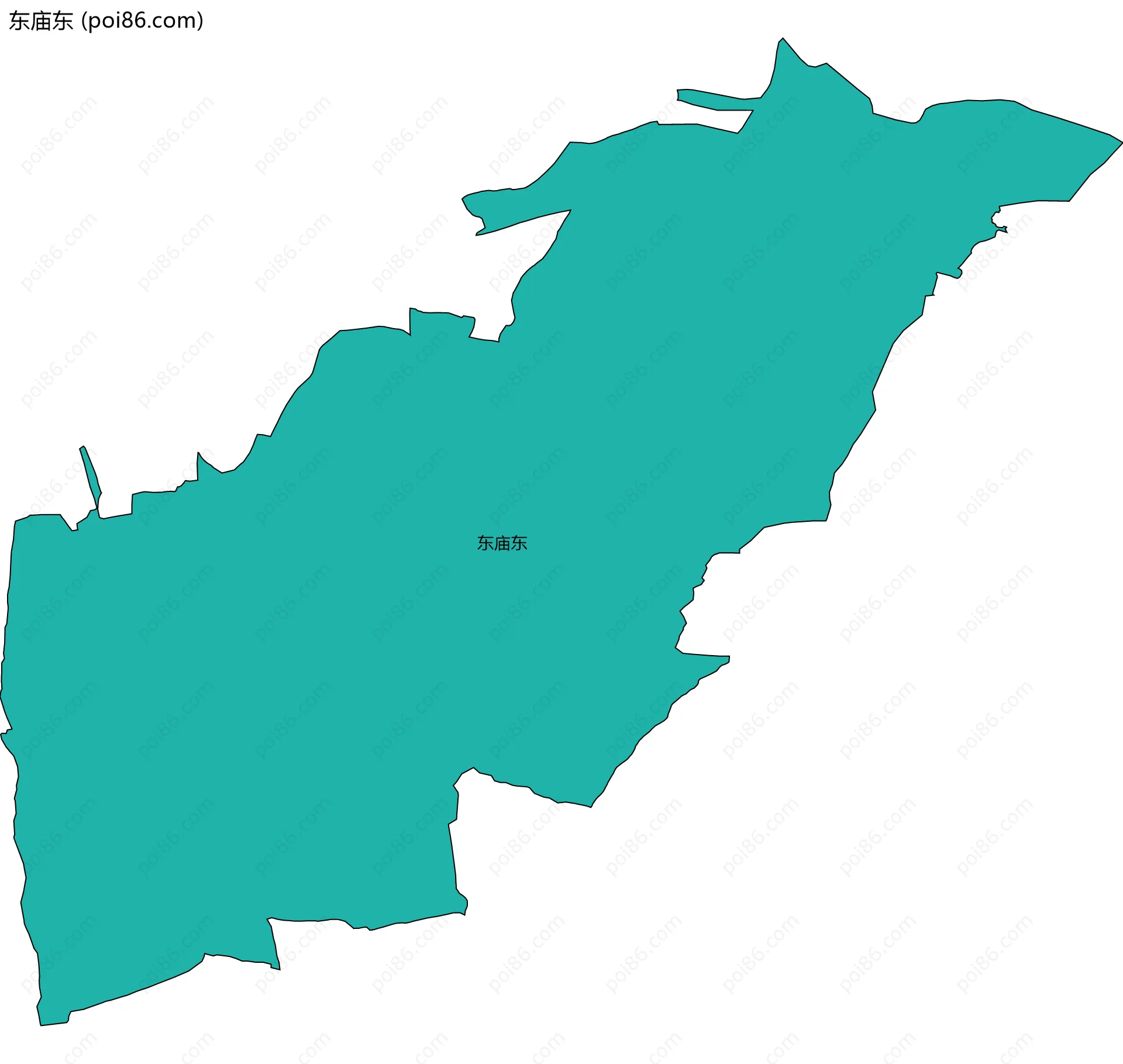 东庙东边界地图