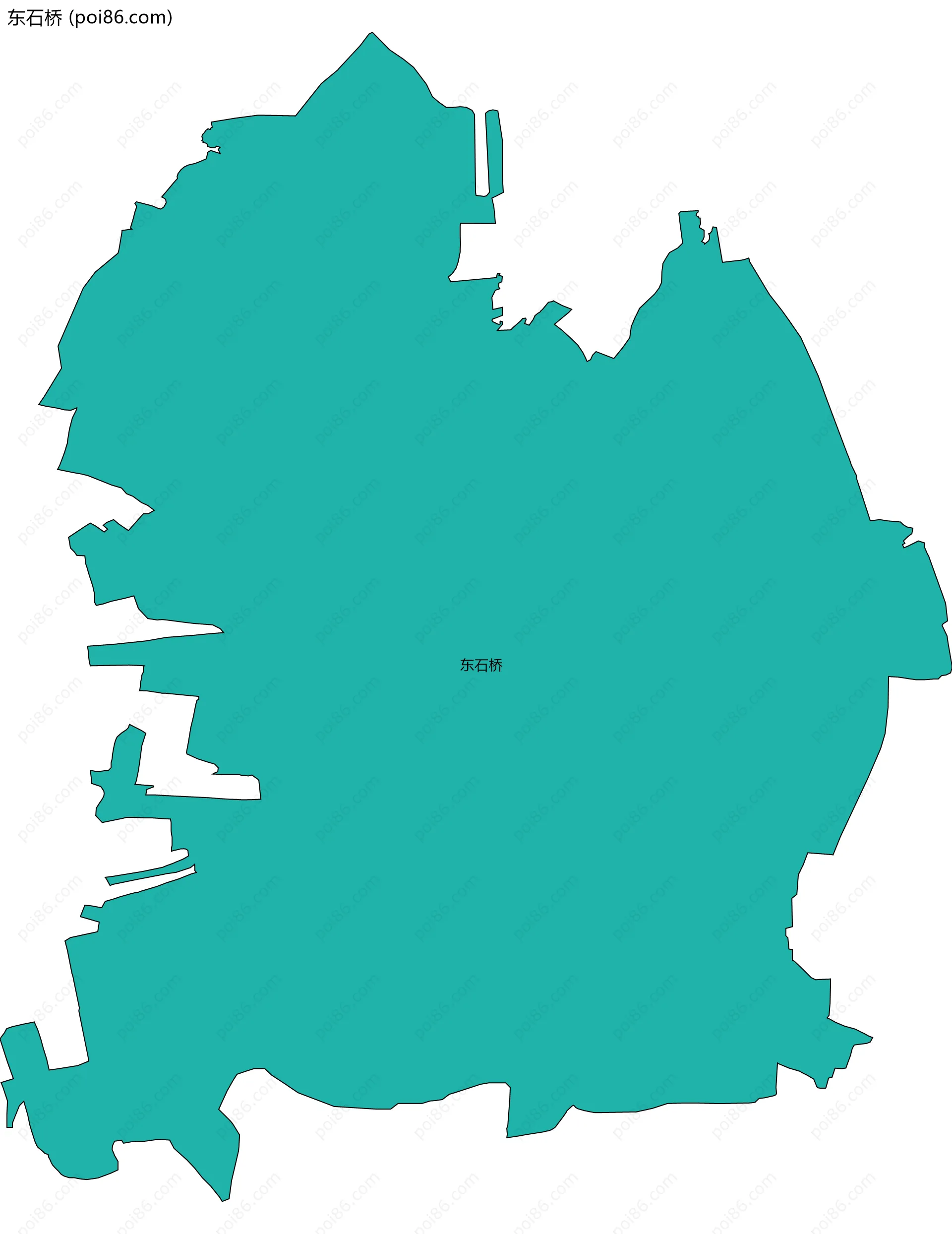 东石桥边界地图
