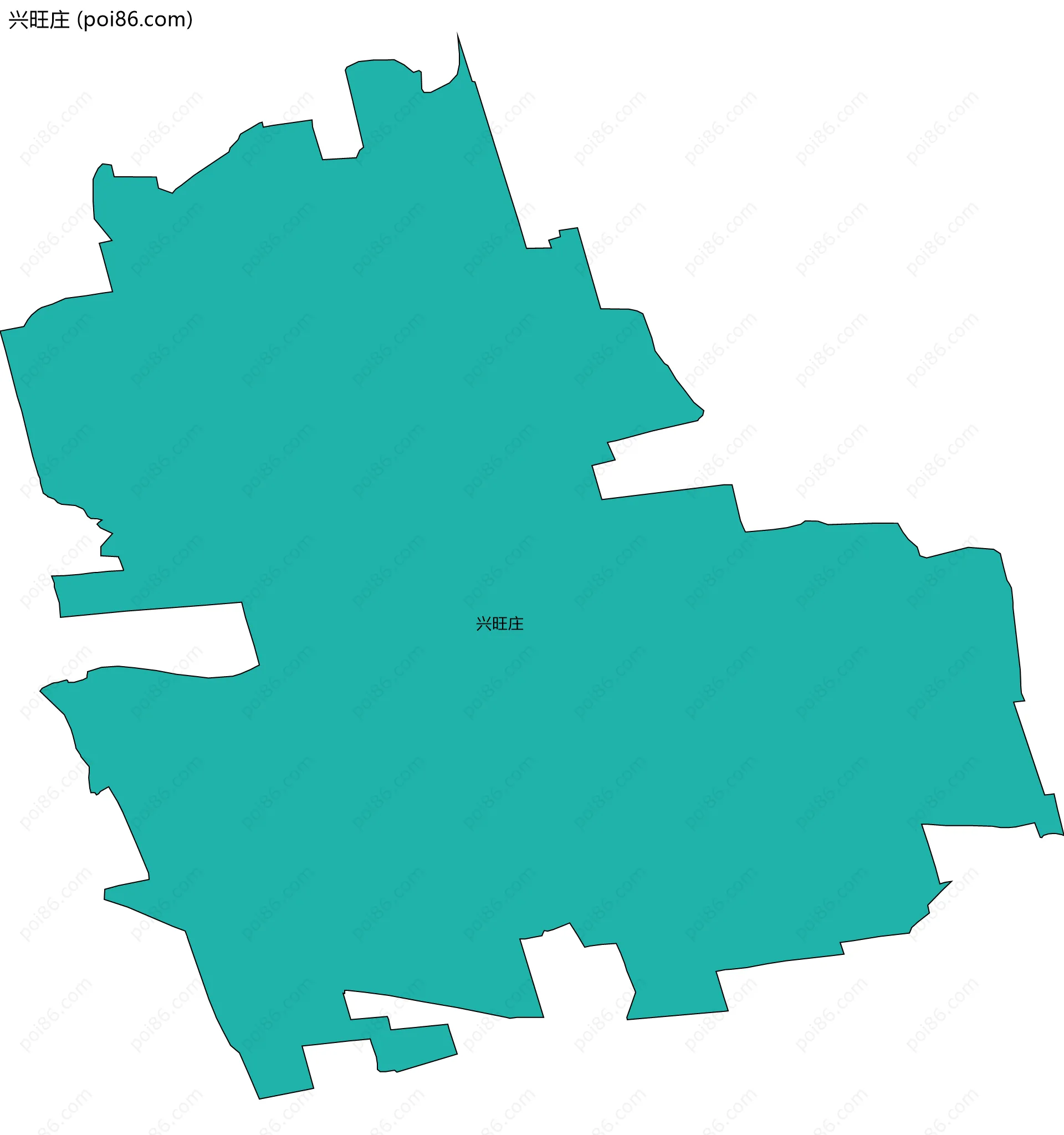 兴旺庄边界地图