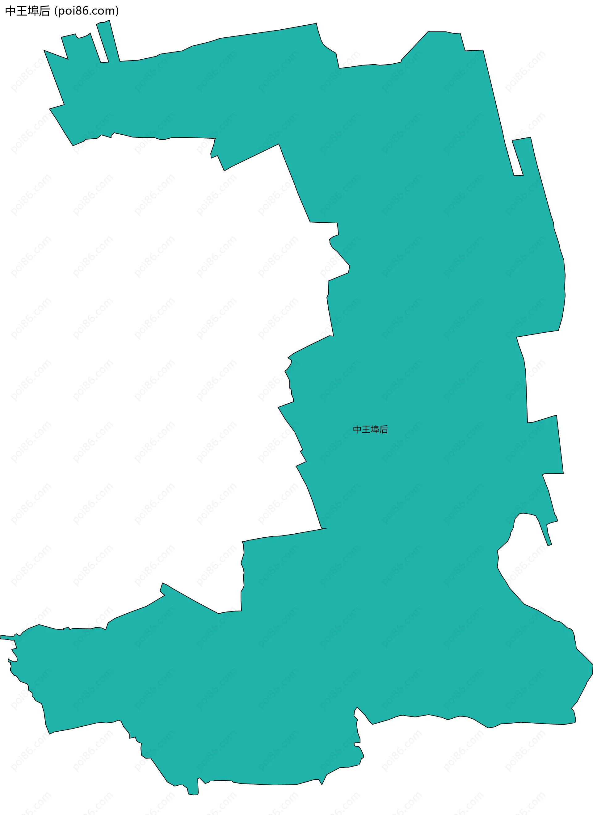 中王埠后边界地图