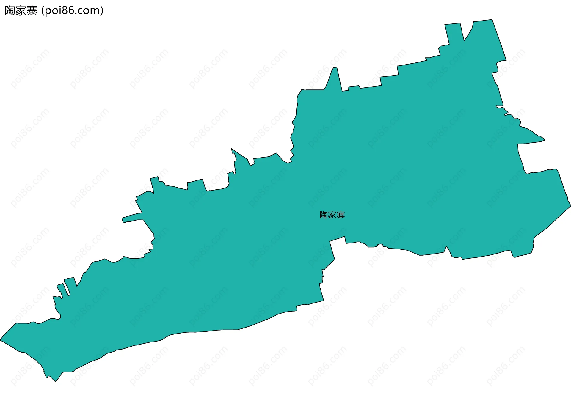 陶家寨边界地图