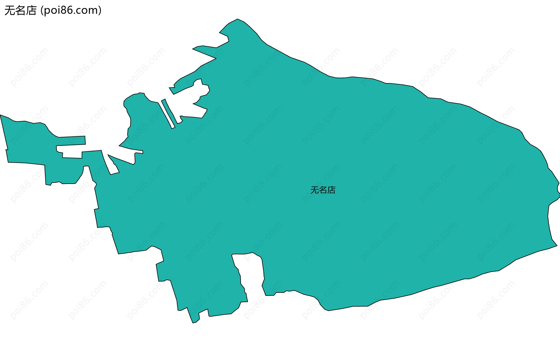 无名店边界地图