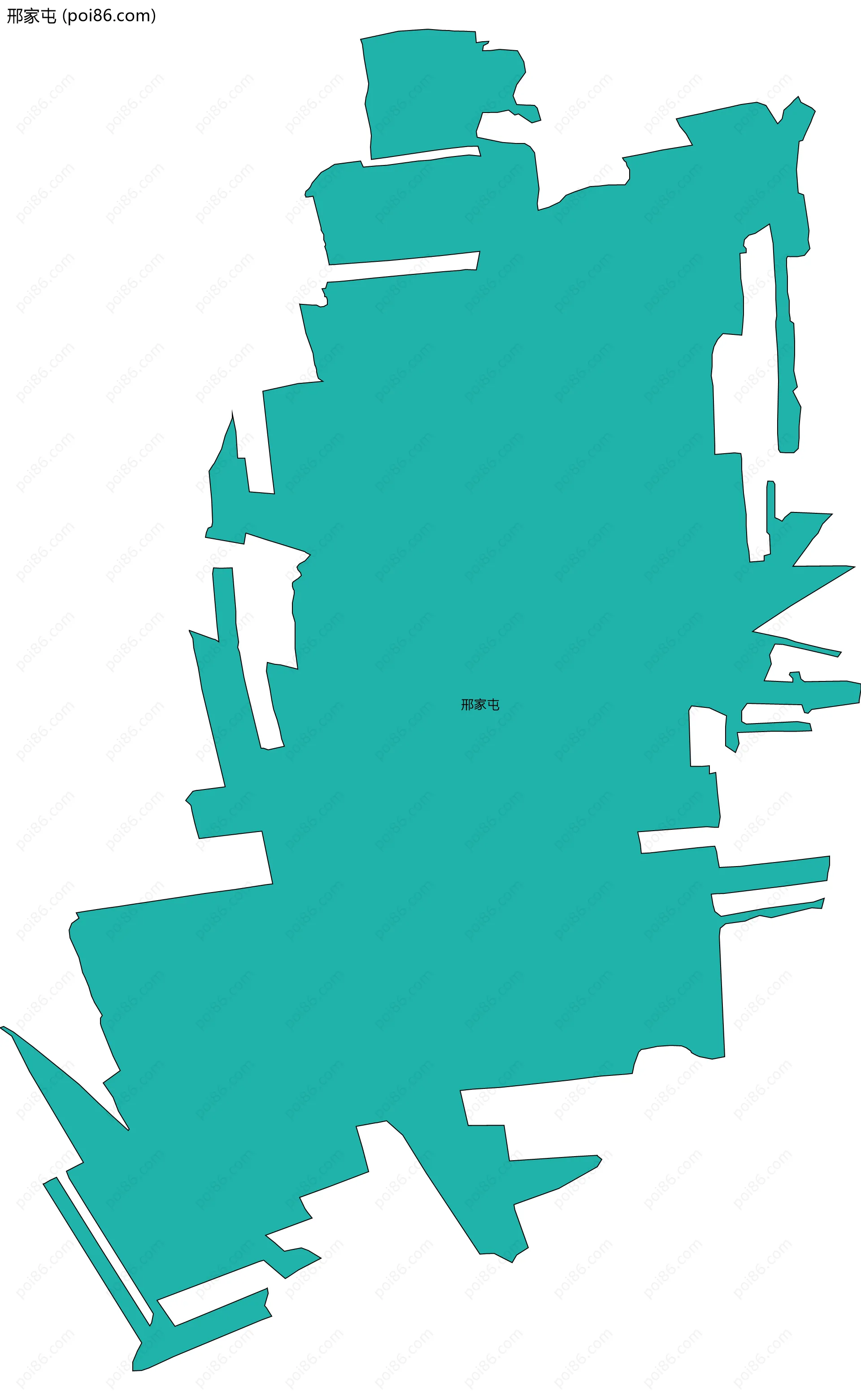 邢家屯边界地图