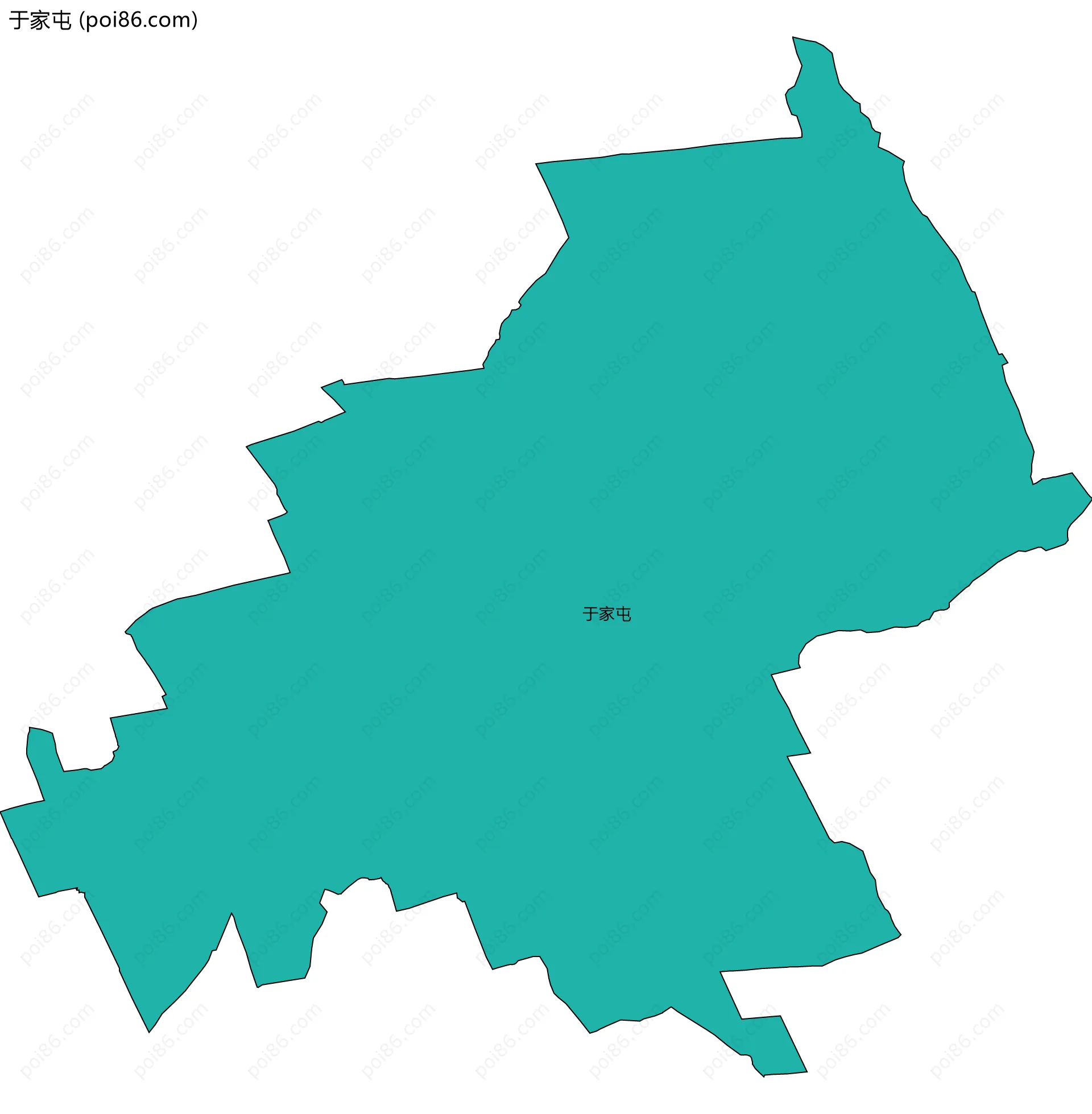 于家屯边界地图