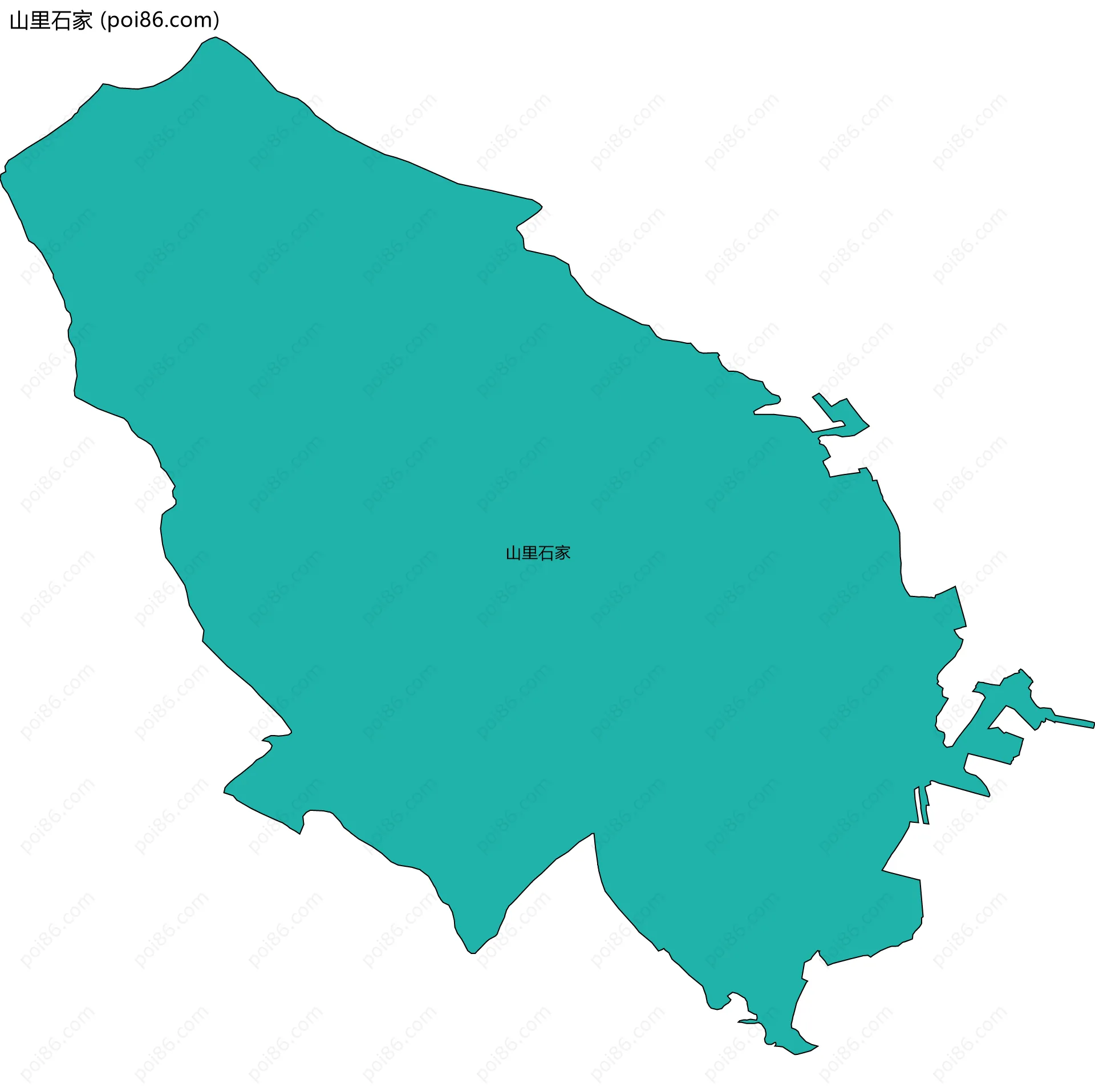 山里石家边界地图