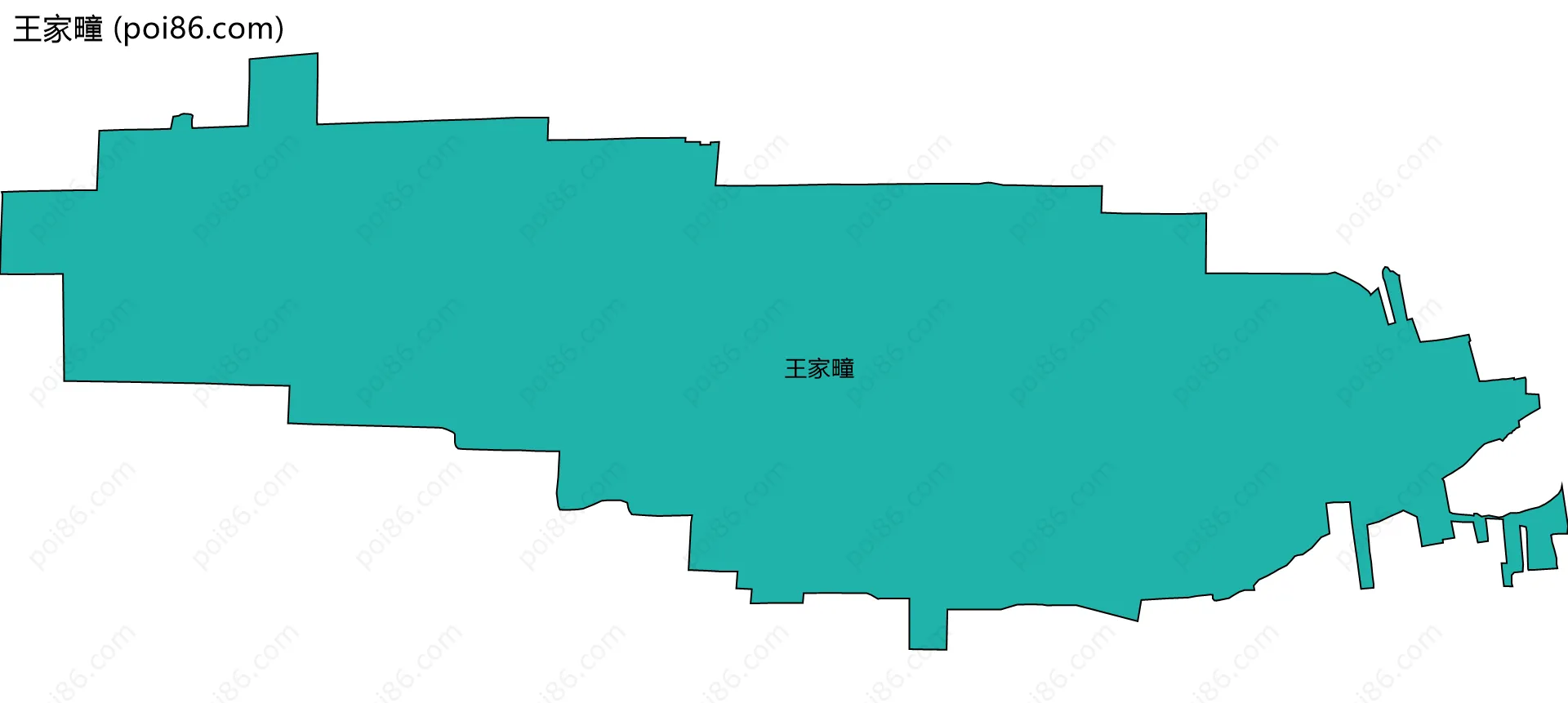 王家疃边界地图