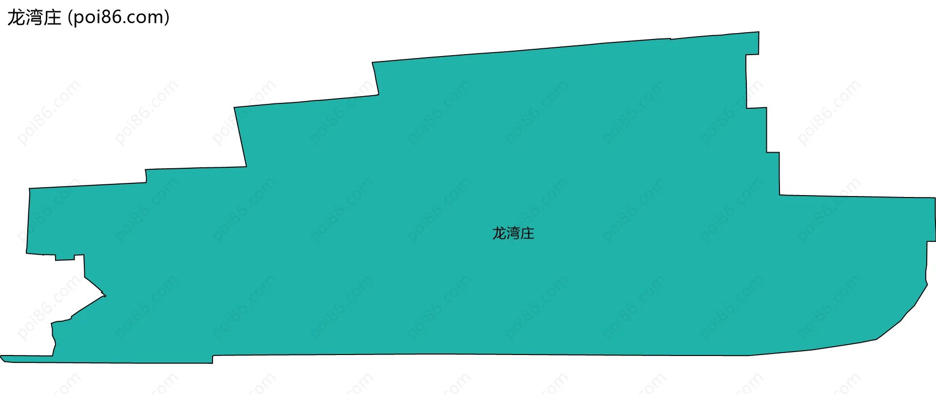 龙湾庄边界地图