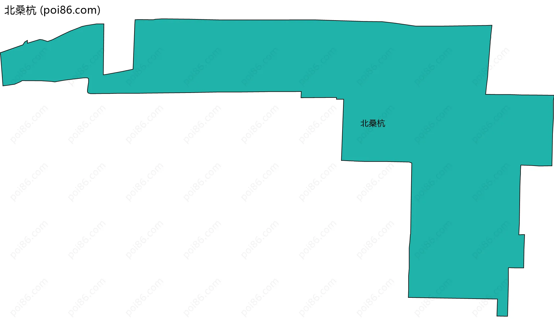 北桑杭边界地图