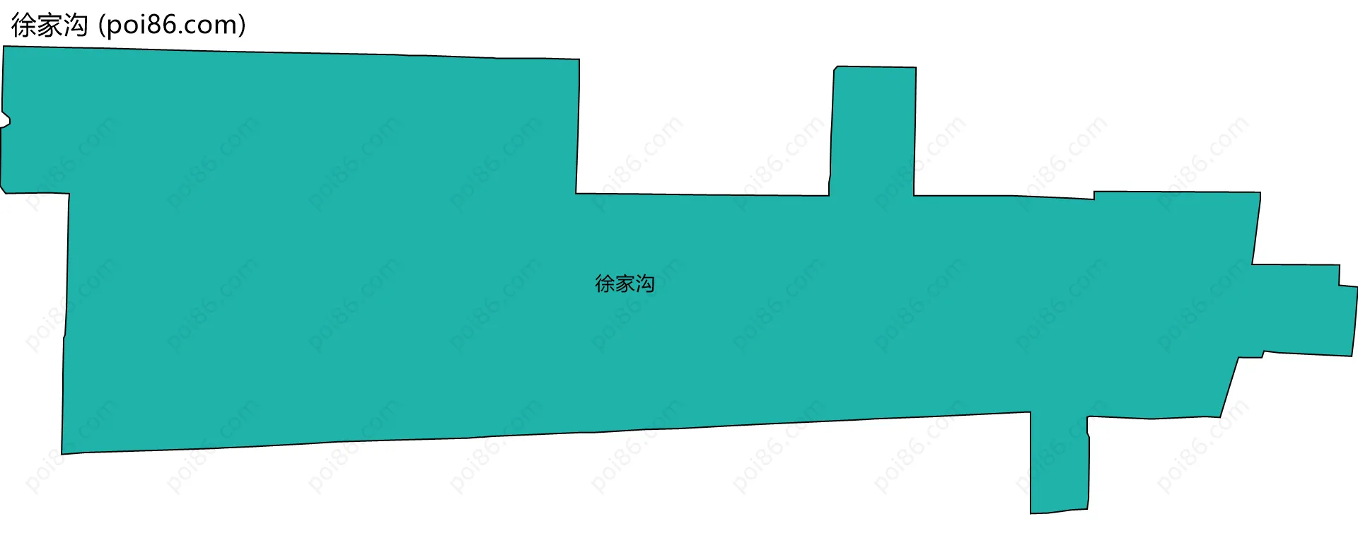 徐家沟边界地图