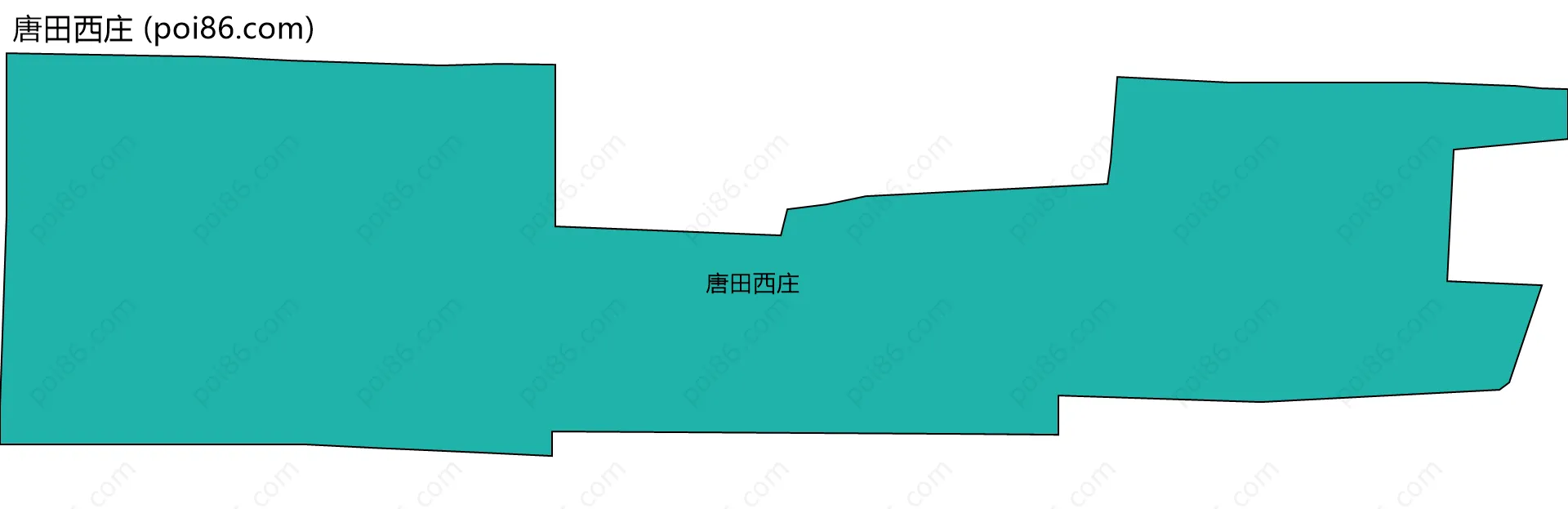 唐田西庄边界地图