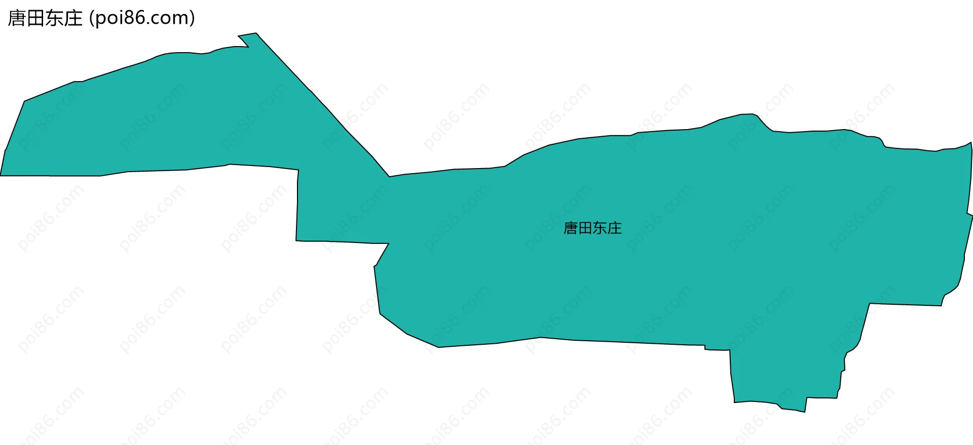 唐田东庄边界地图