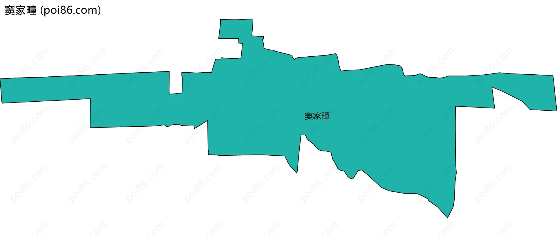 窦家疃边界地图