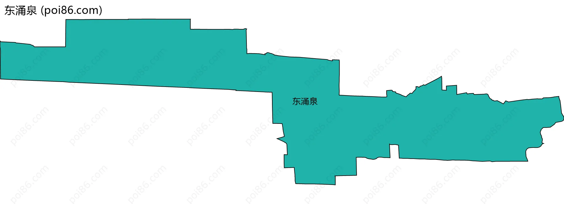 东涌泉边界地图