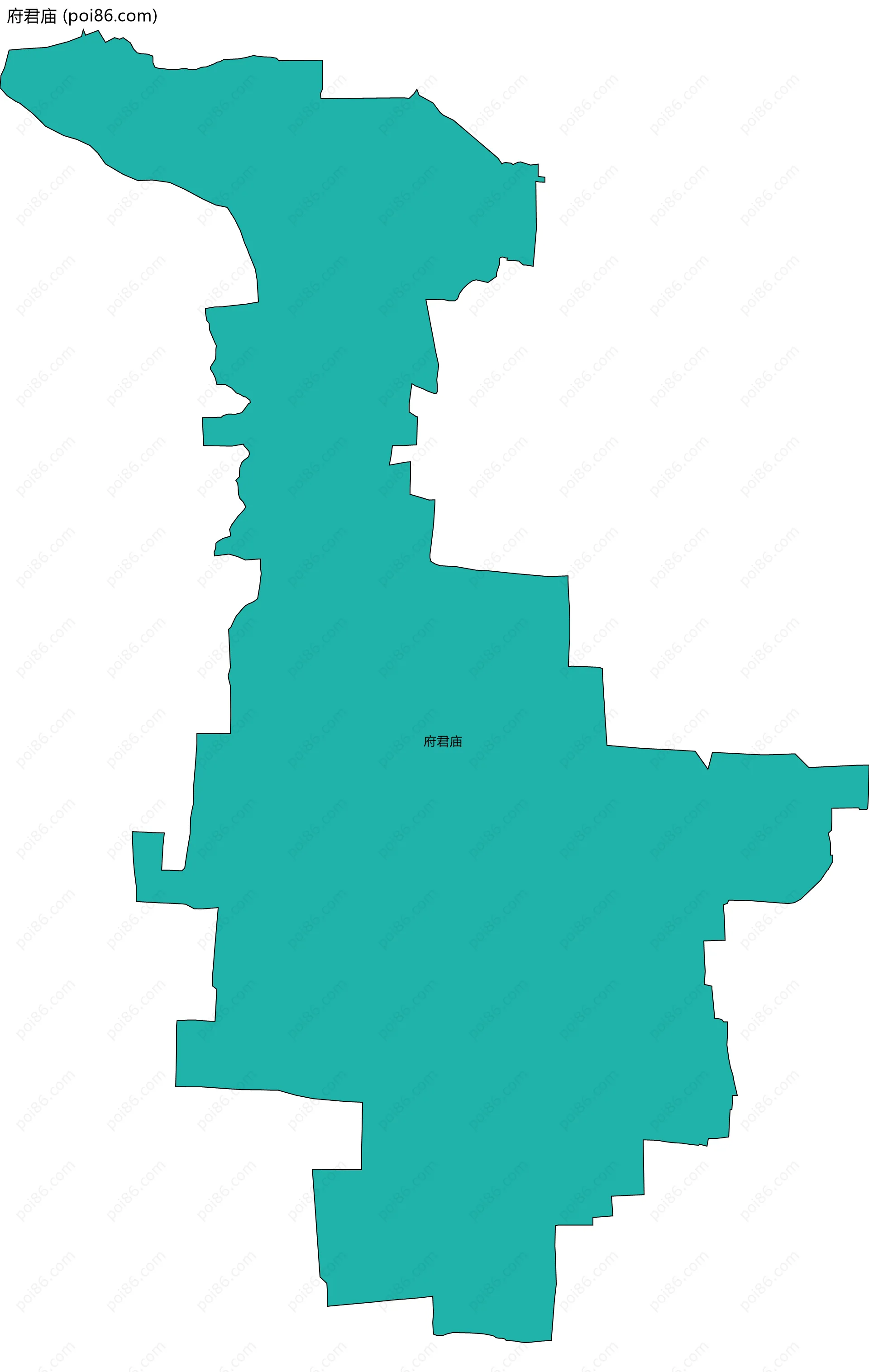 府君庙边界地图