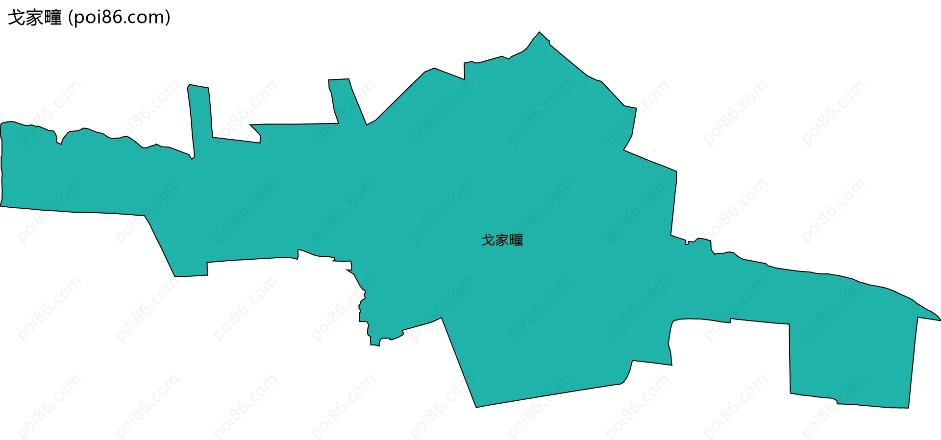 戈家疃边界地图