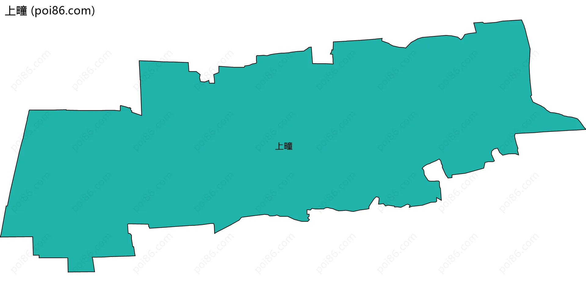 上疃边界地图