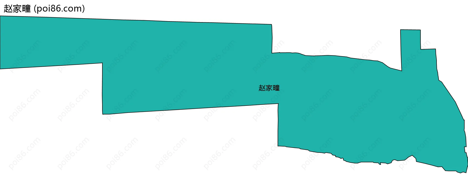 赵家疃边界地图