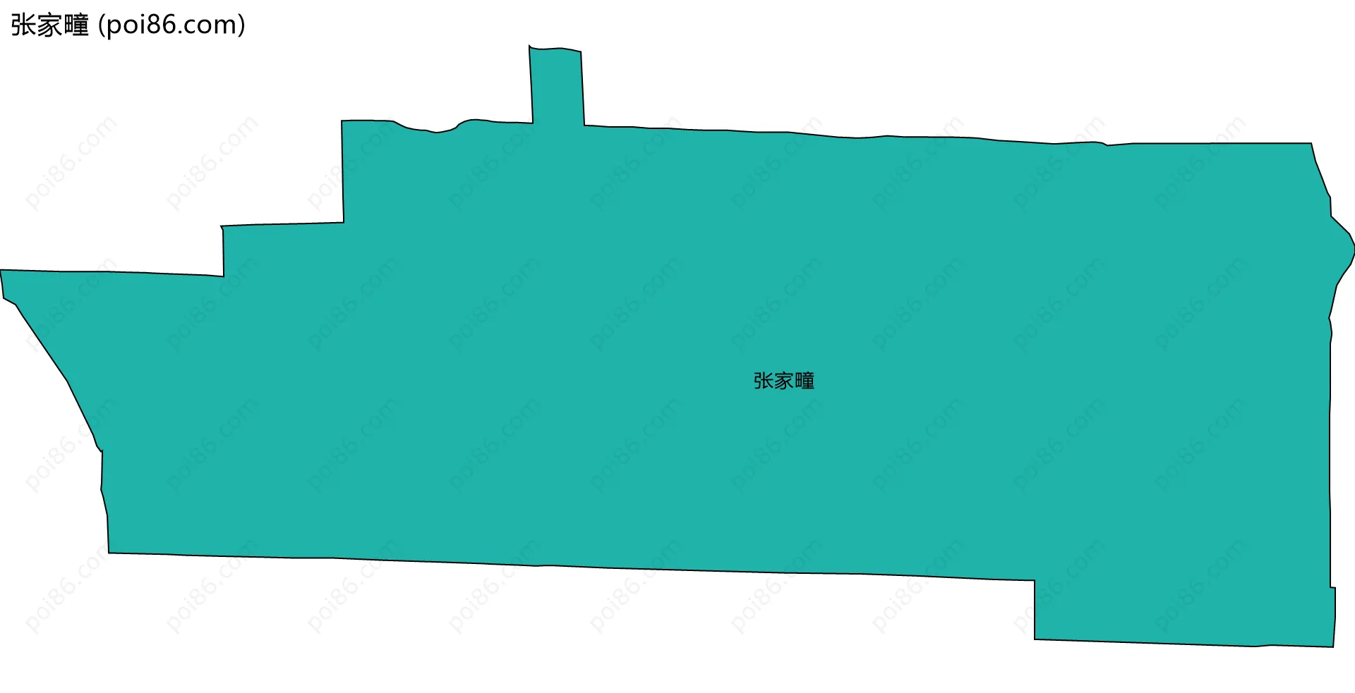 张家疃边界地图