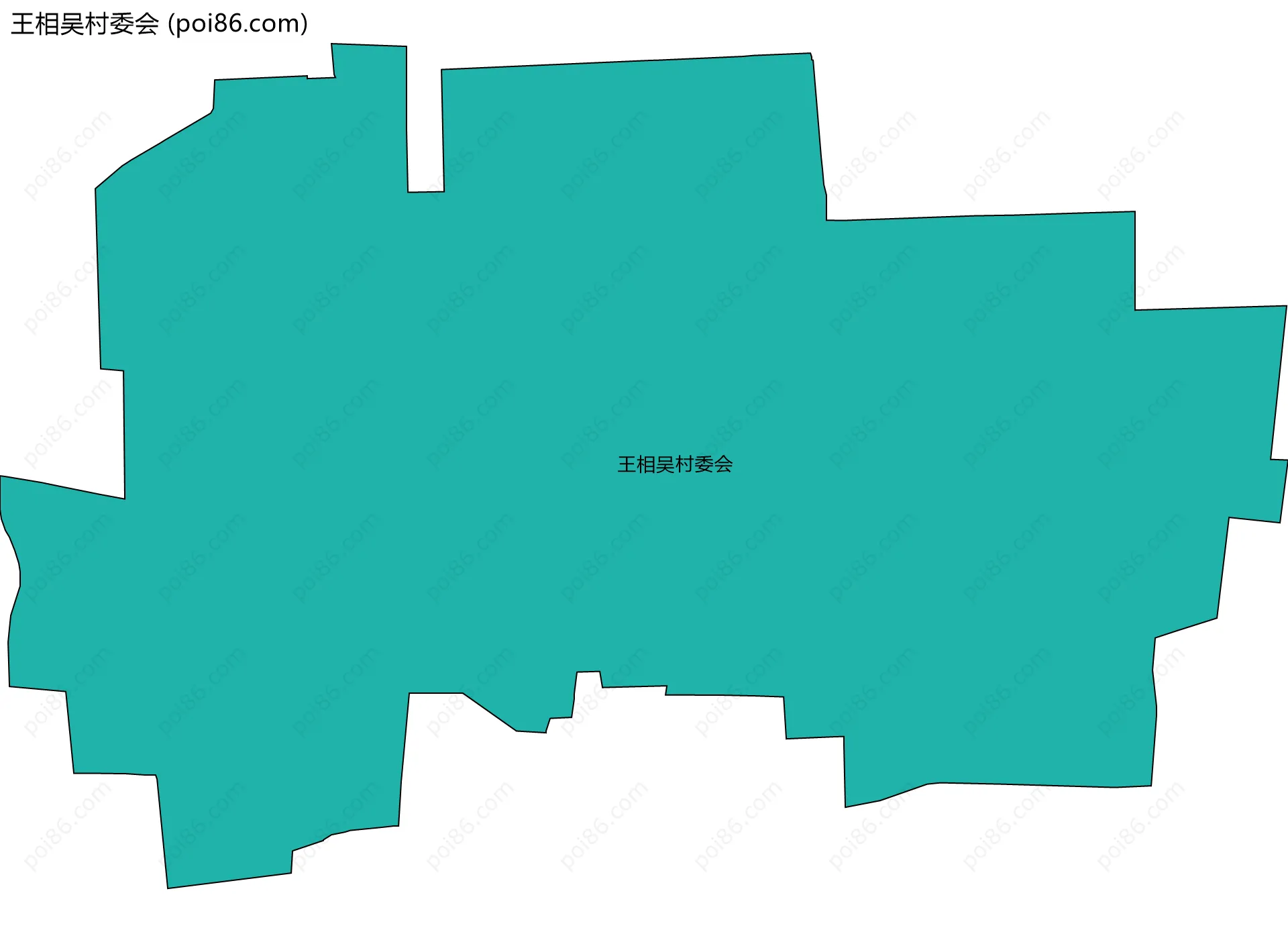 王相吴村委会边界地图