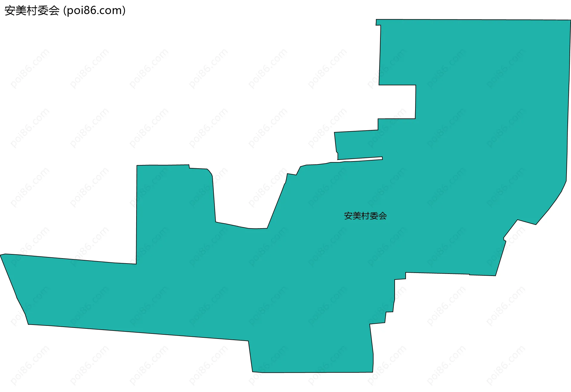 安美村委会边界地图